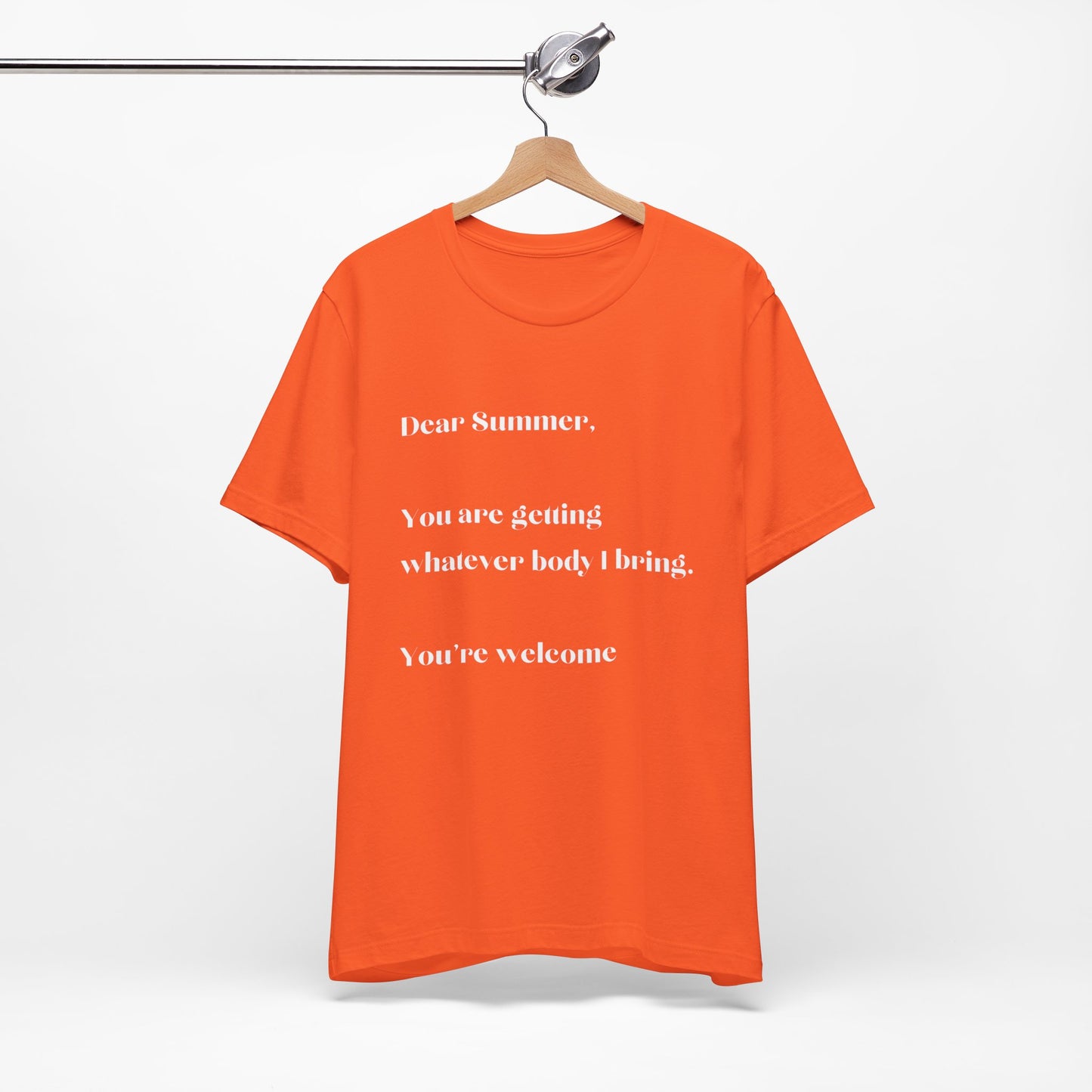 Summer Body WHT Short Sleeve Tee