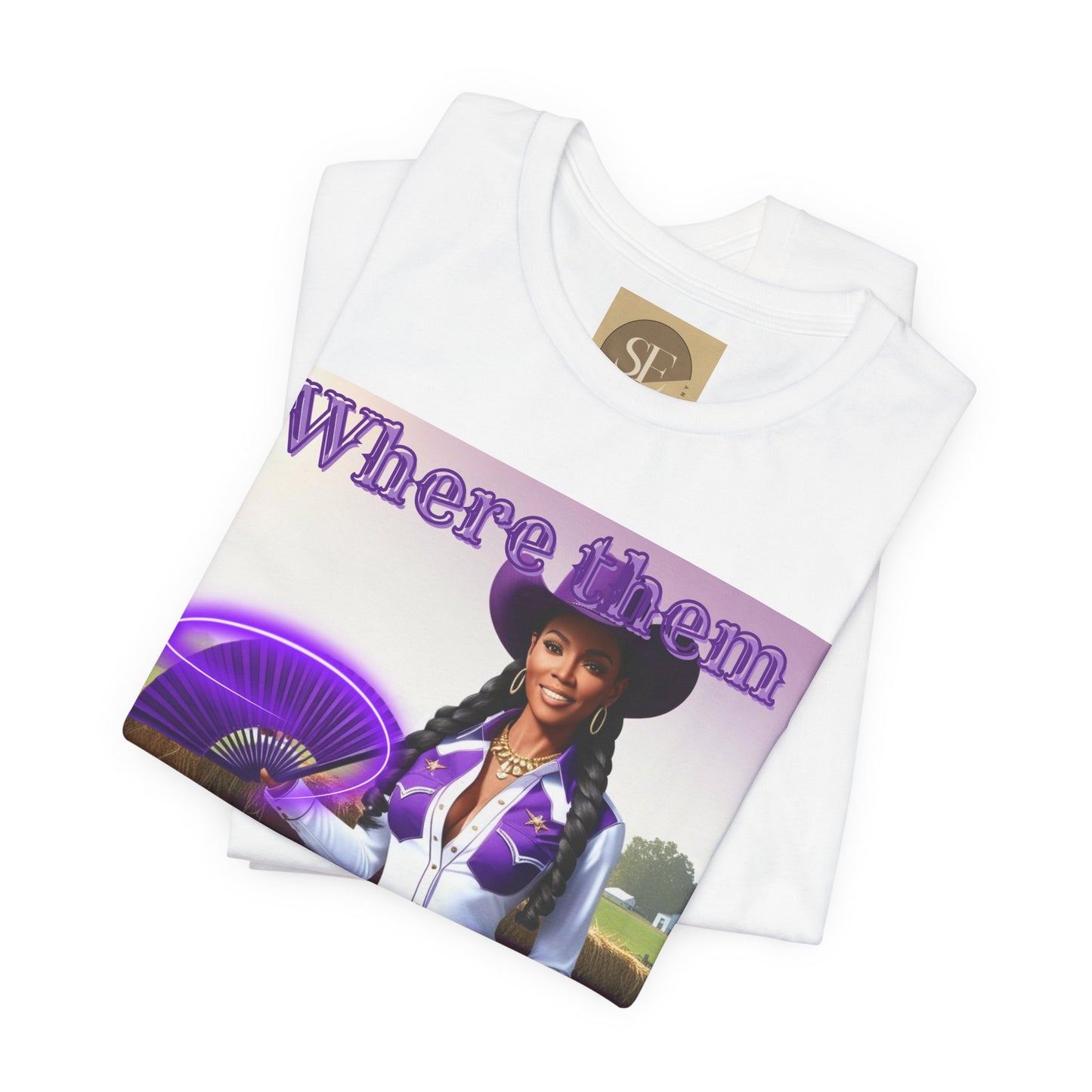 Purple Fan Tee