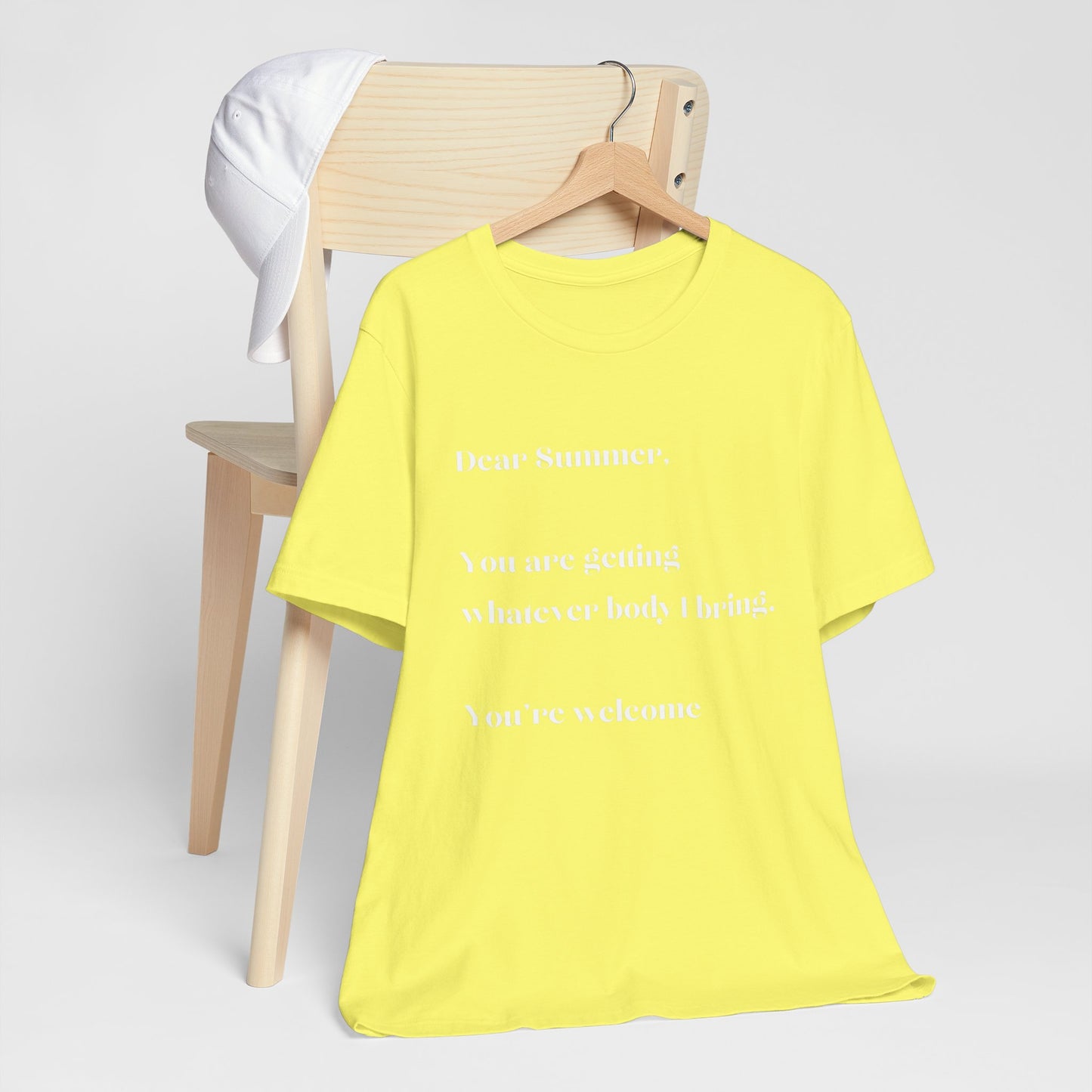 Summer Body WHT Short Sleeve Tee