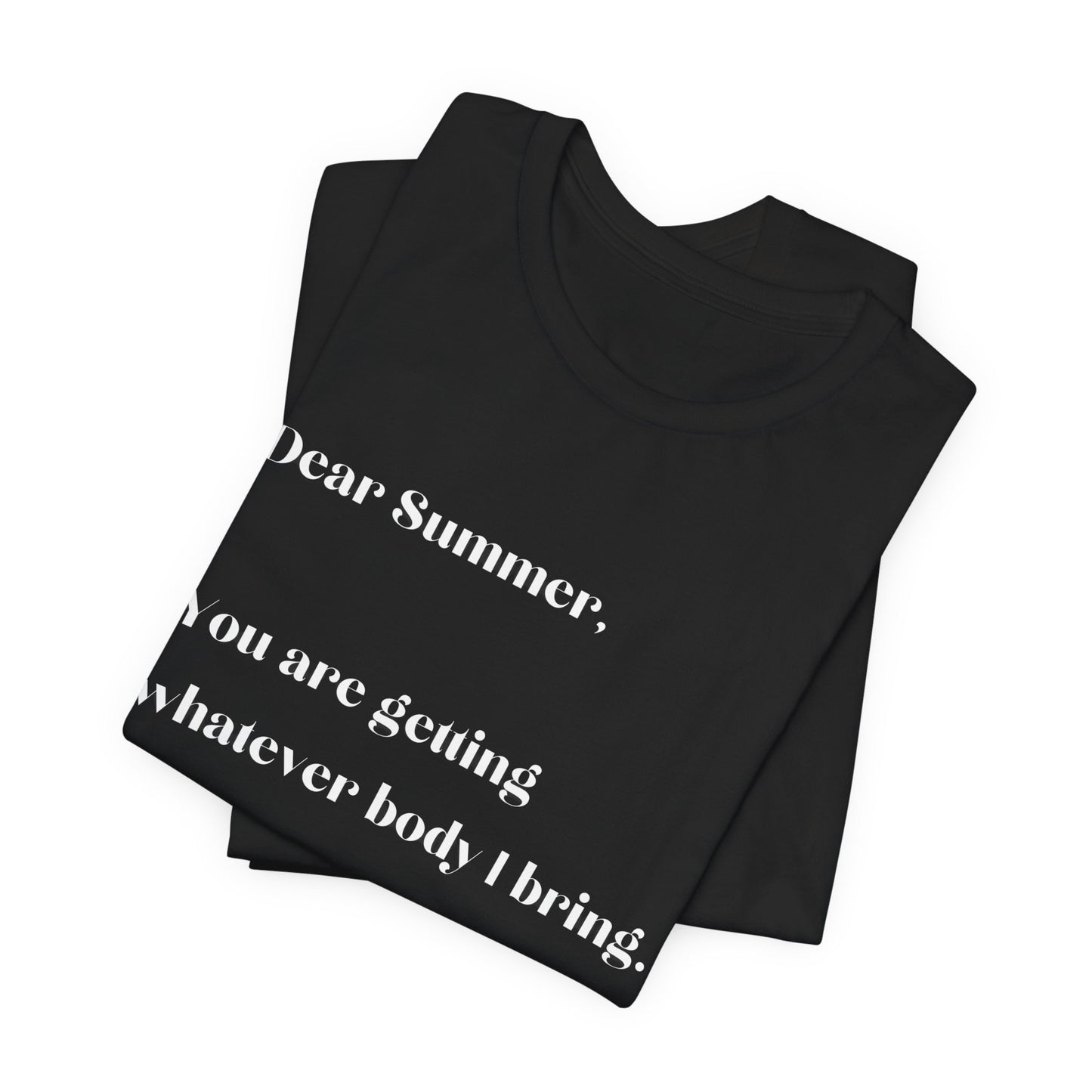 Summer Body WHT Short Sleeve Tee