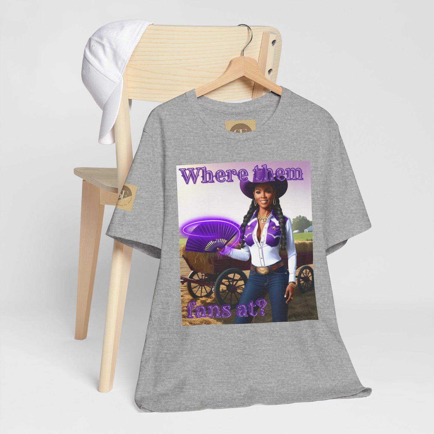 Purple Fan Tee