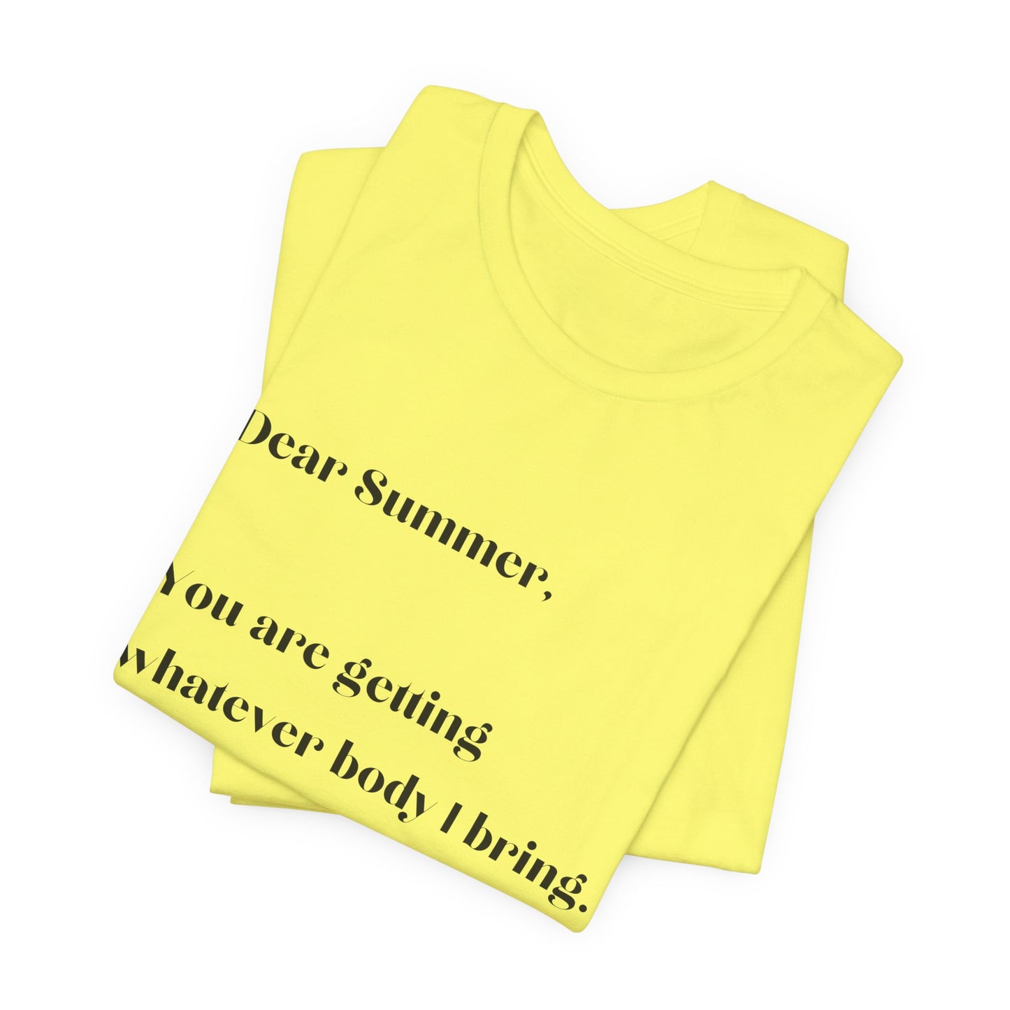 Summer Body Short Sleeve Tee