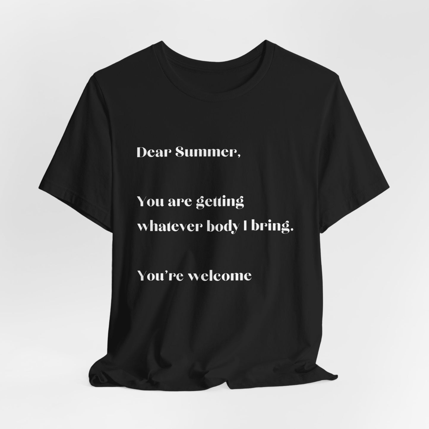 Summer Body WHT Short Sleeve Tee