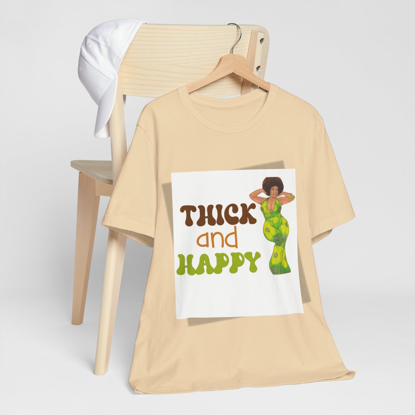 Thick and Happy Retro 2 Short Sleeve Tee