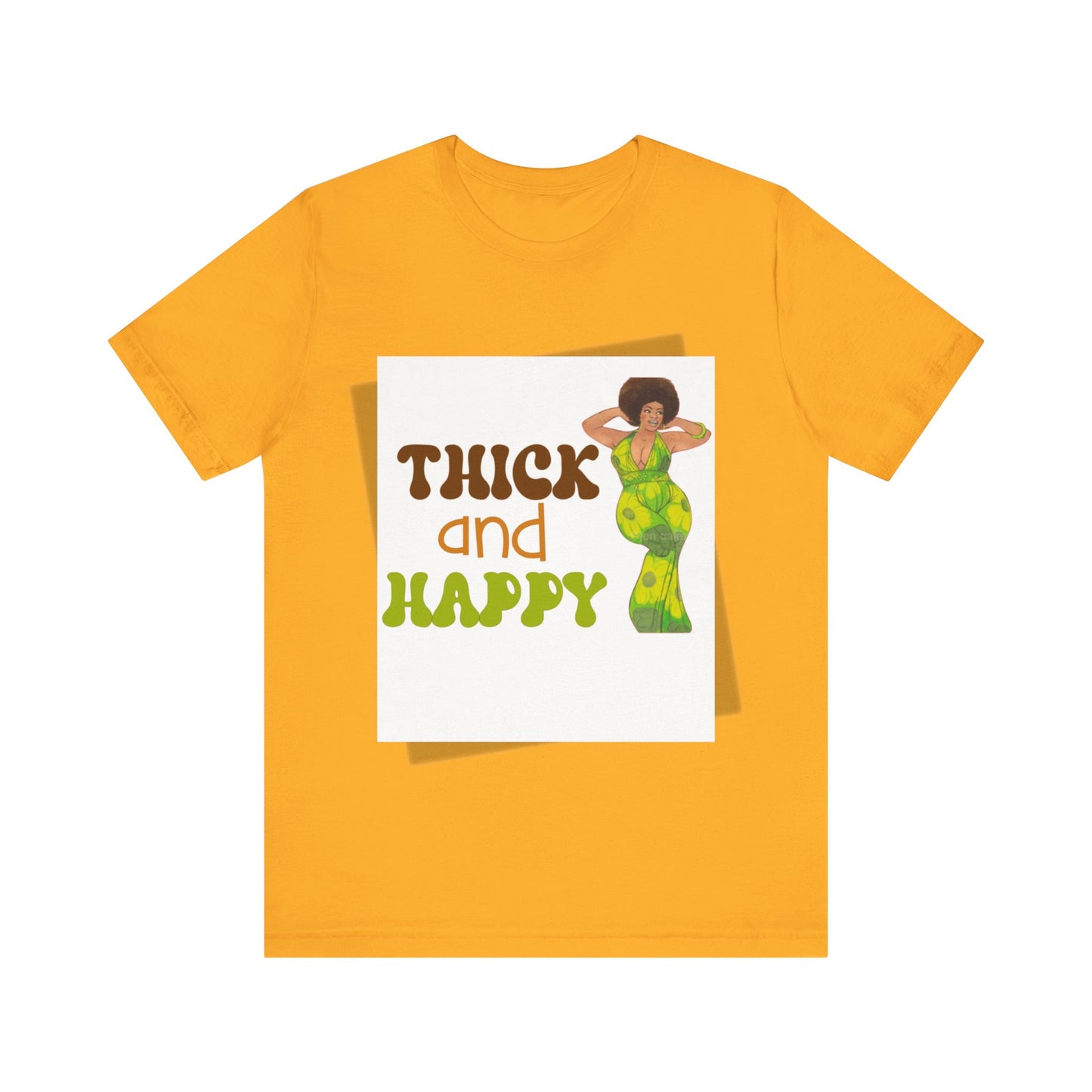 Thick and Happy Retro 2 Short Sleeve Tee