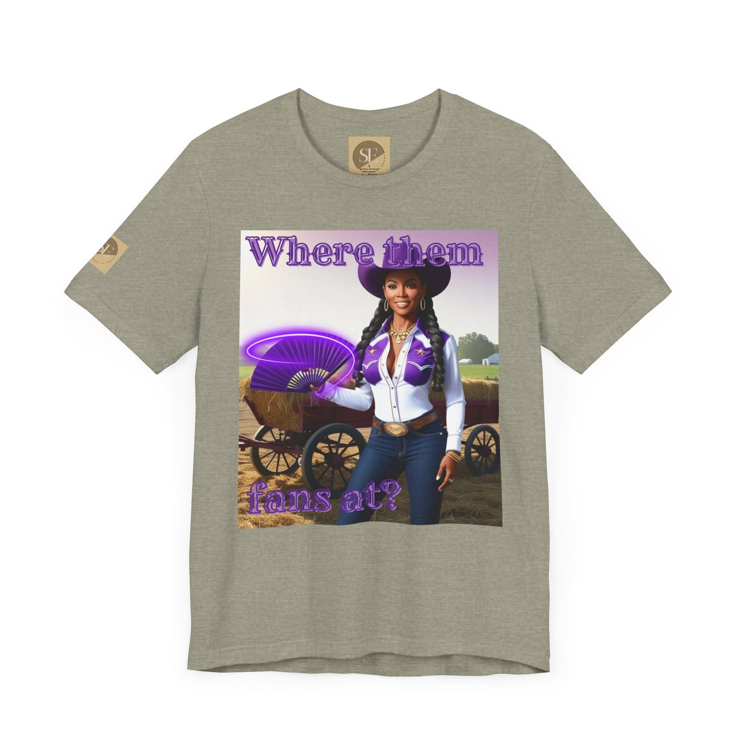 Purple Fan Tee