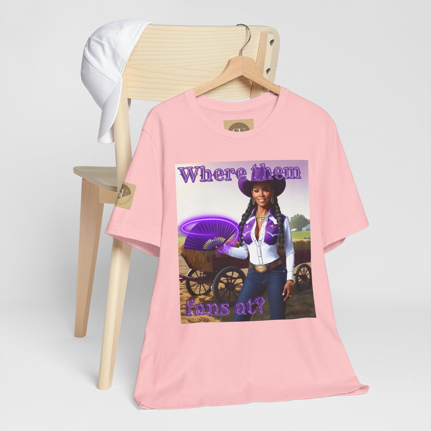 Purple Fan Tee