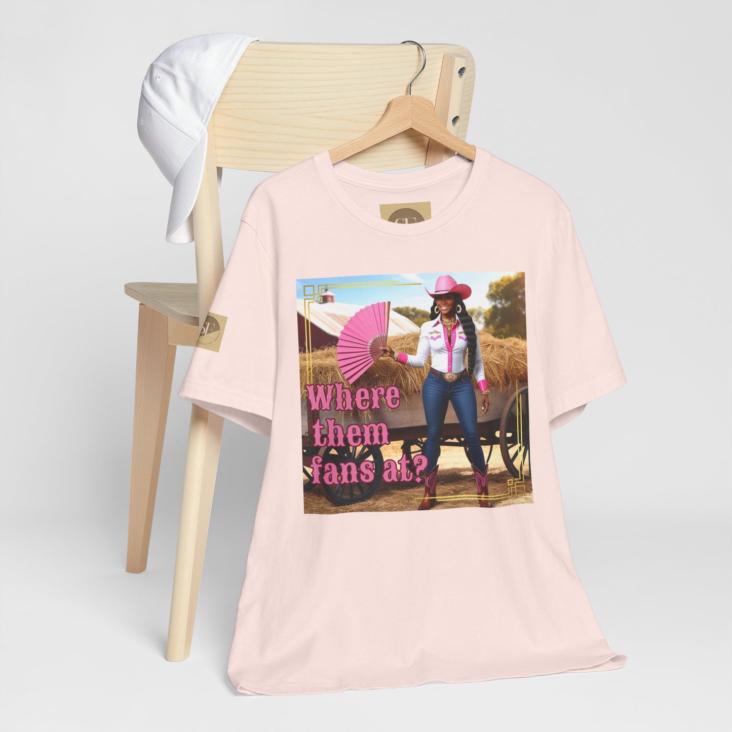 Pink Fan Tee