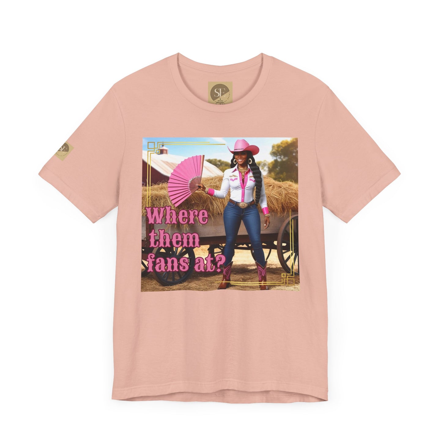 Pink Fan Tee