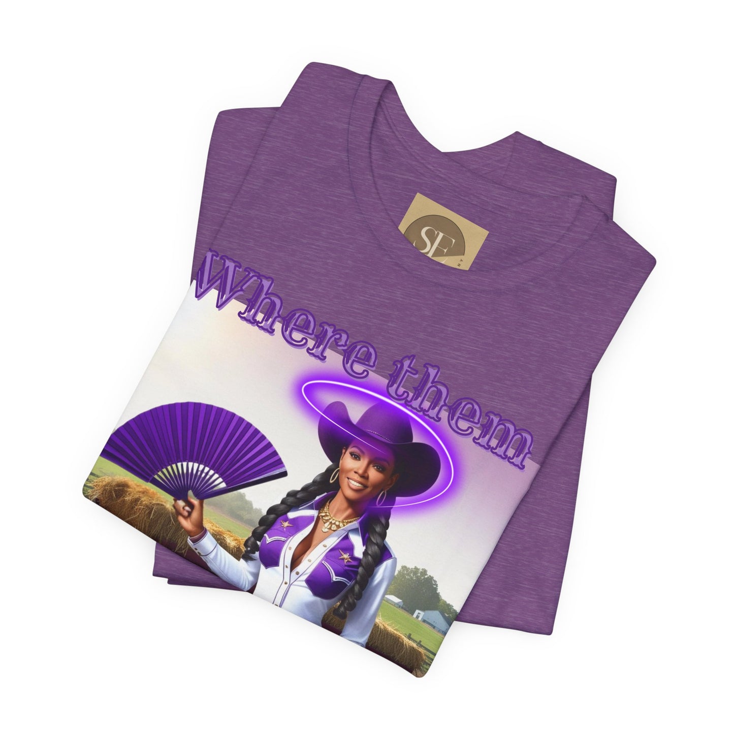 Purple Fan Tee