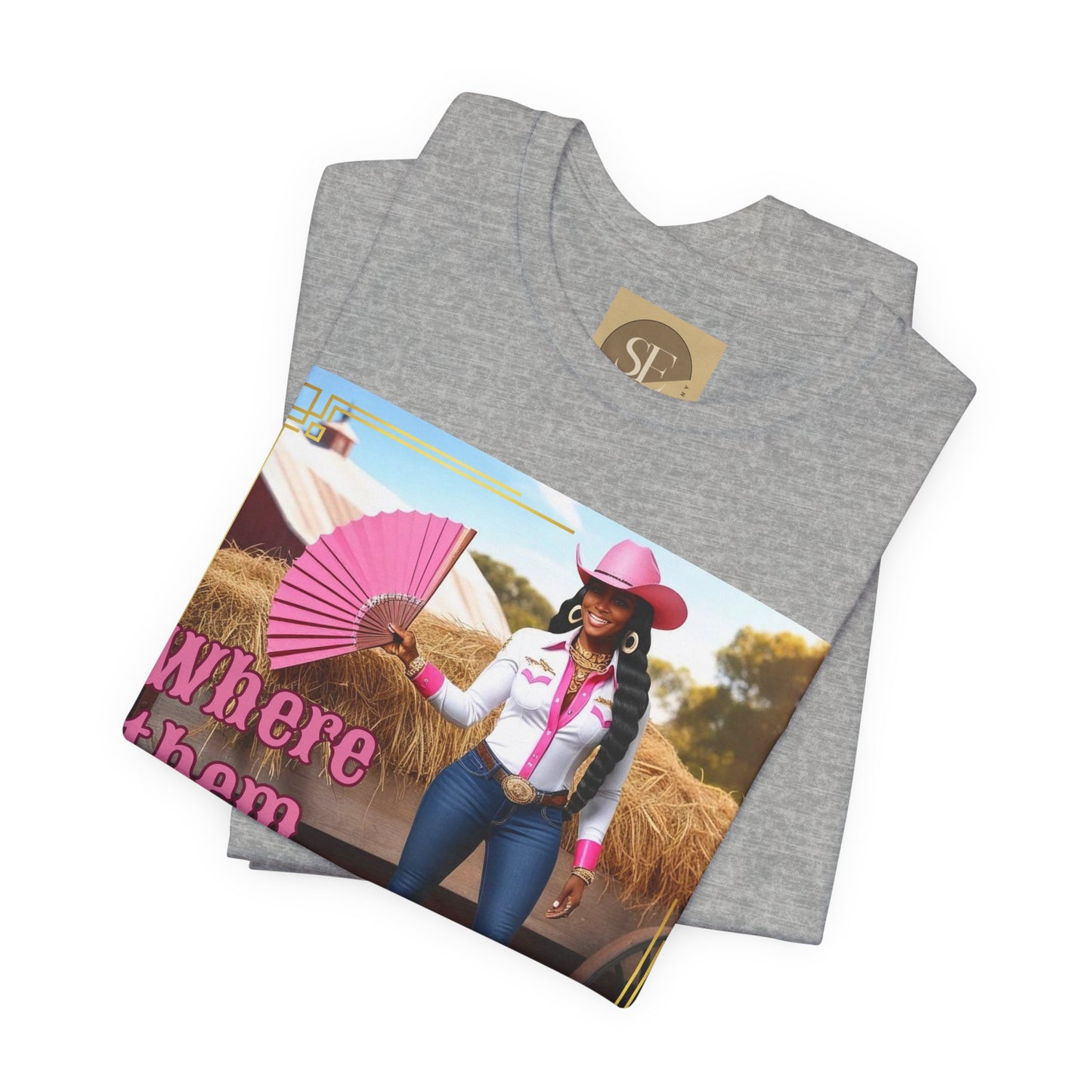 Pink Fan Tee