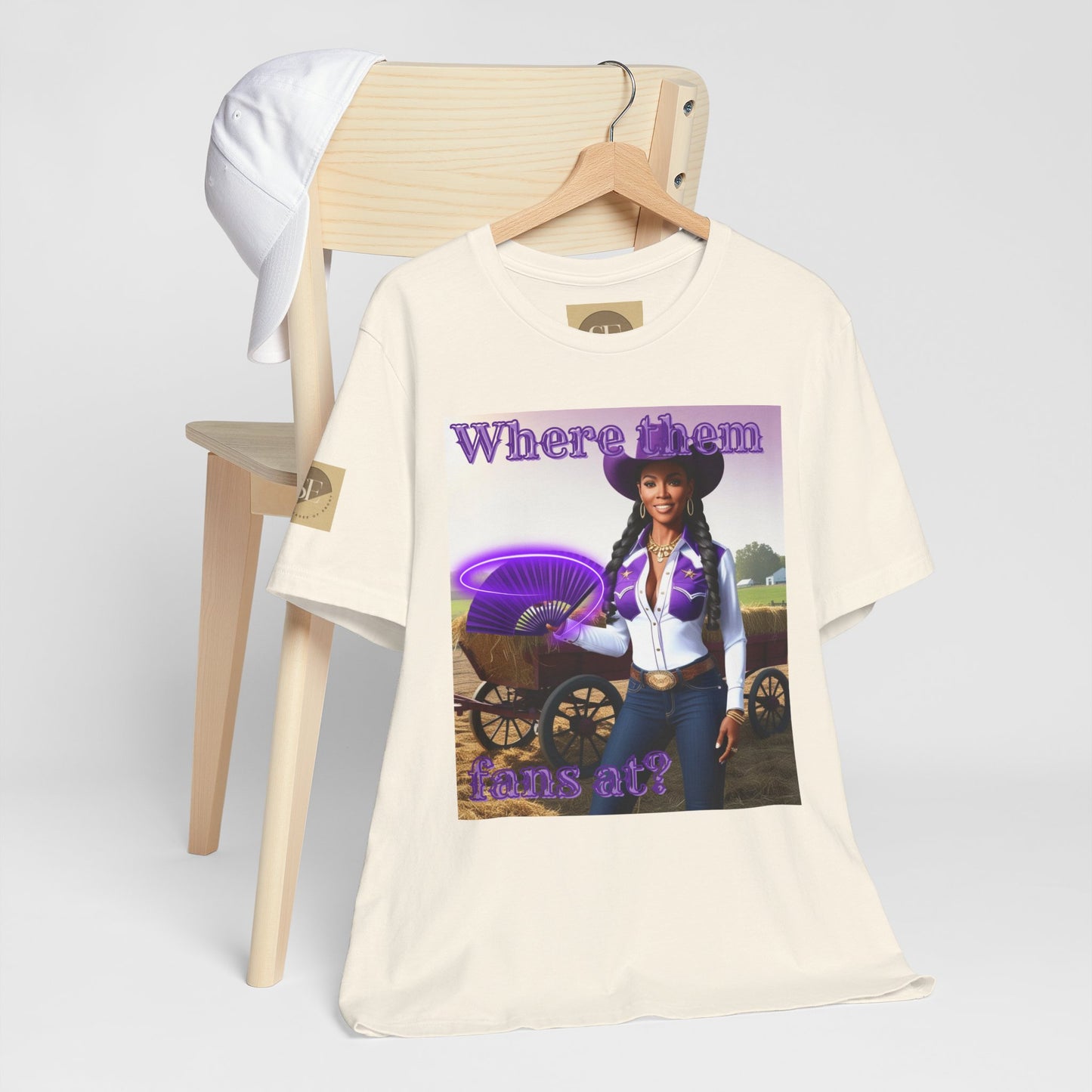 Purple Fan Tee