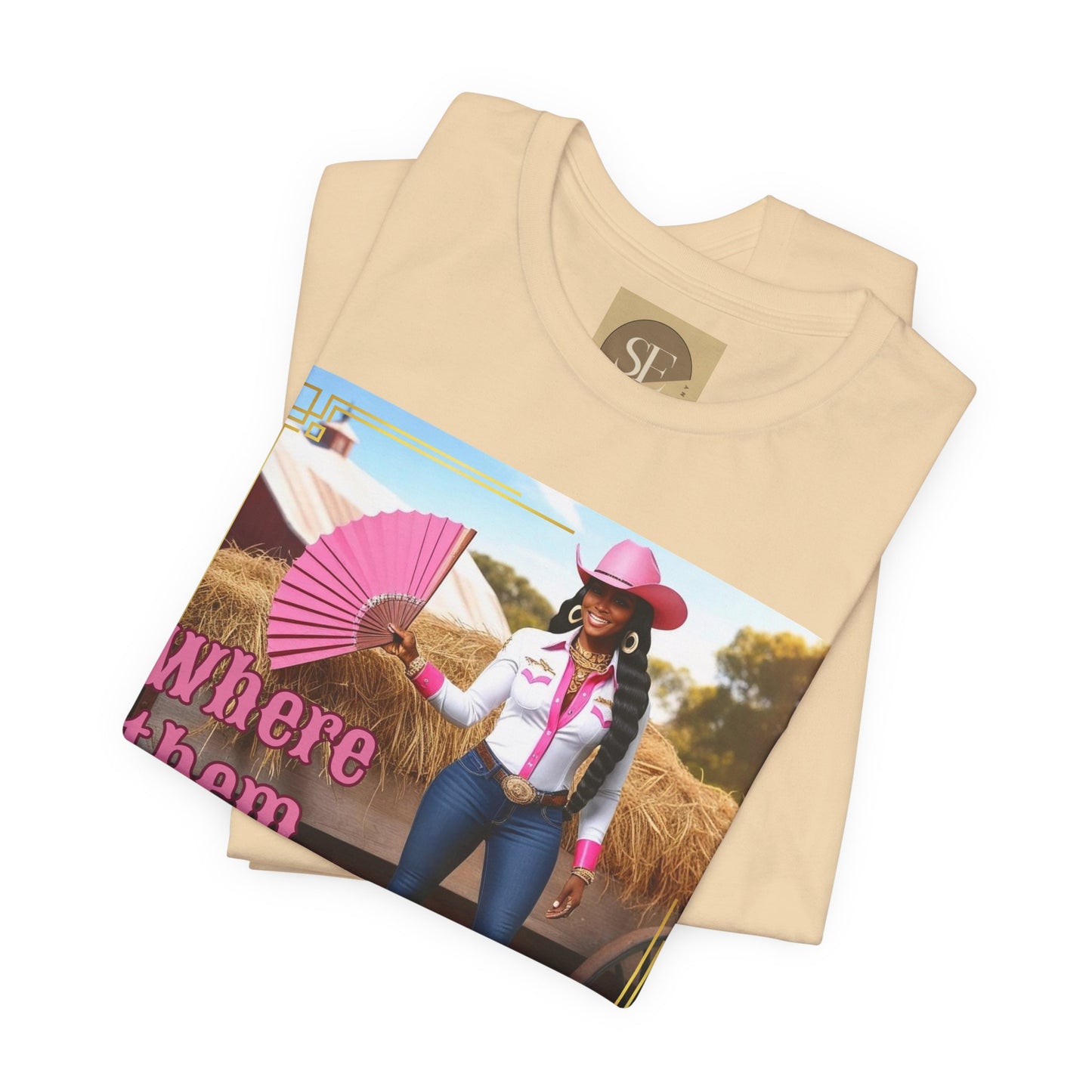 Pink Fan Tee