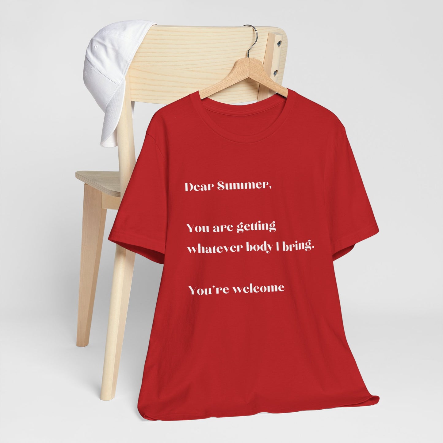 Summer Body WHT Short Sleeve Tee