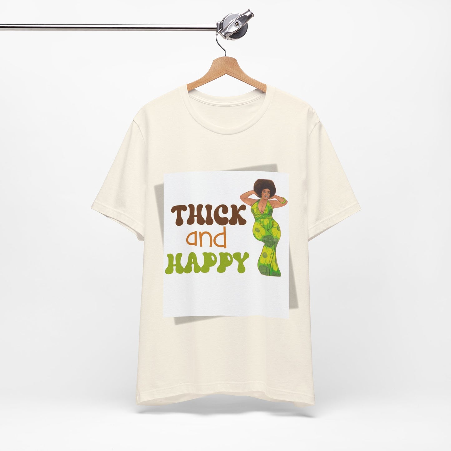 Thick and Happy Retro 2 Short Sleeve Tee