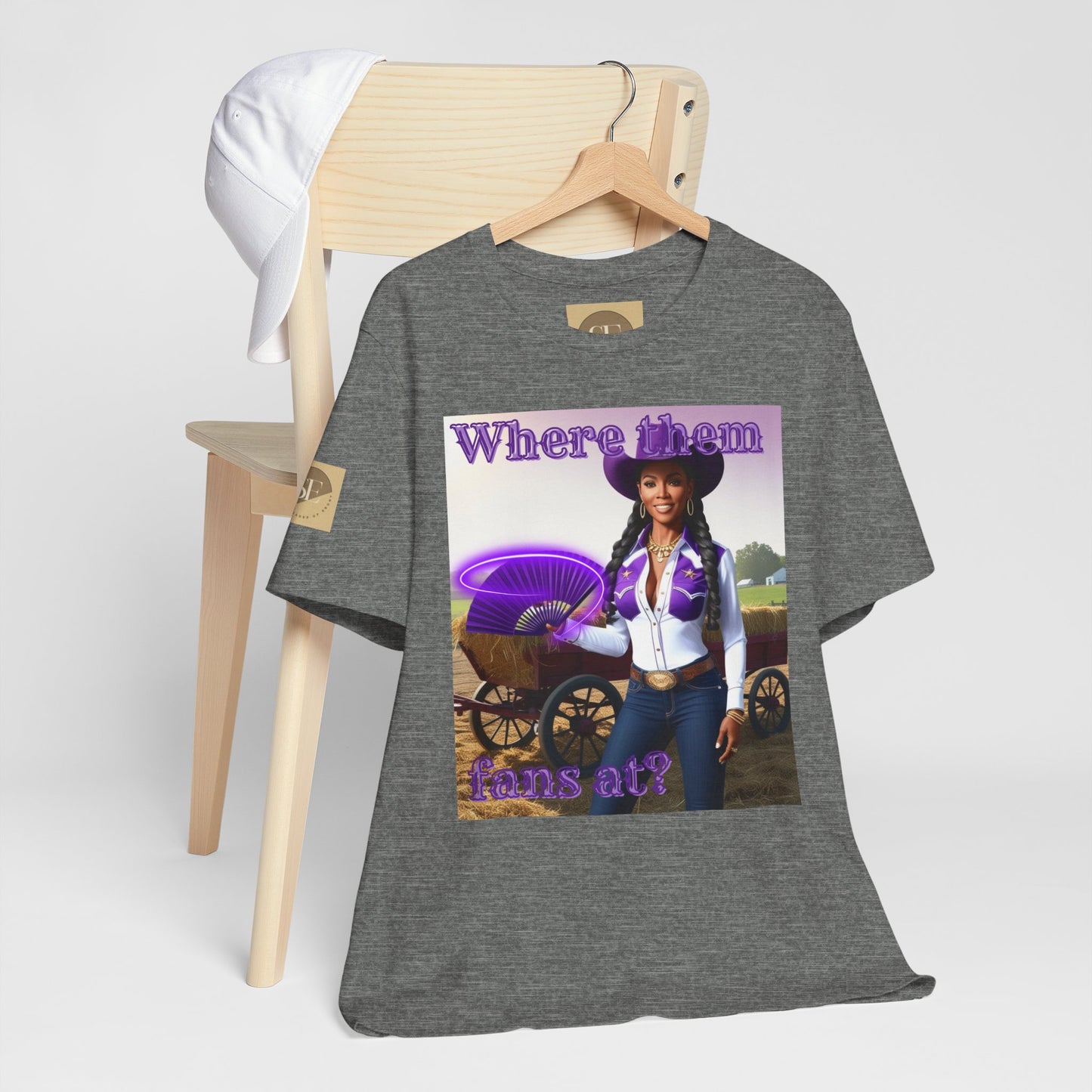 Purple Fan Tee