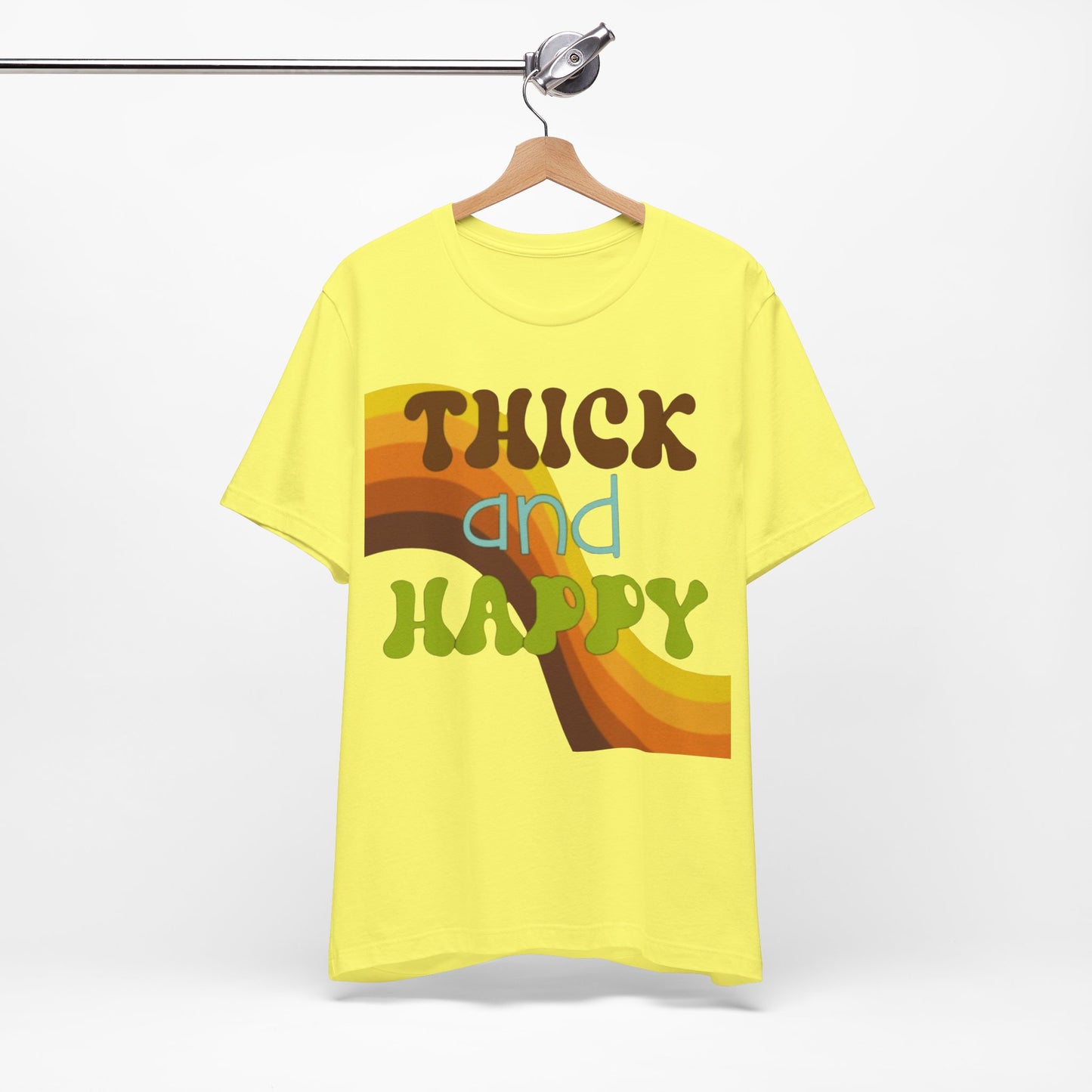 Thick and Happy Retro 1 Short Sleeve Tee