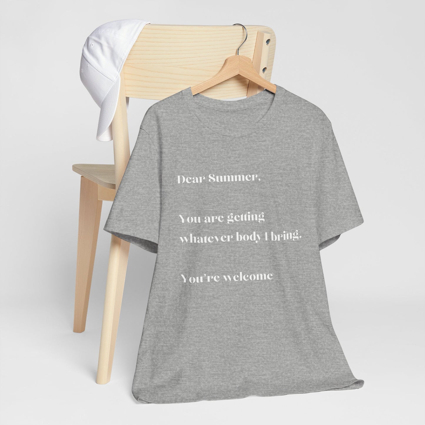 Summer Body WHT Short Sleeve Tee