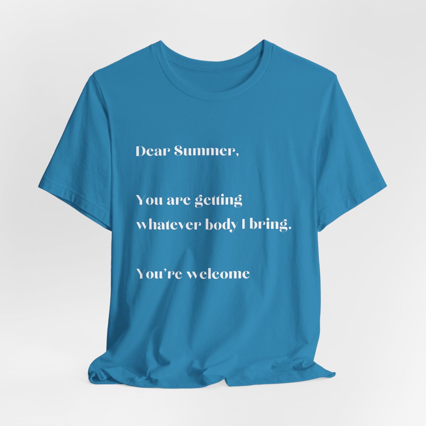 Summer Body WHT Short Sleeve Tee