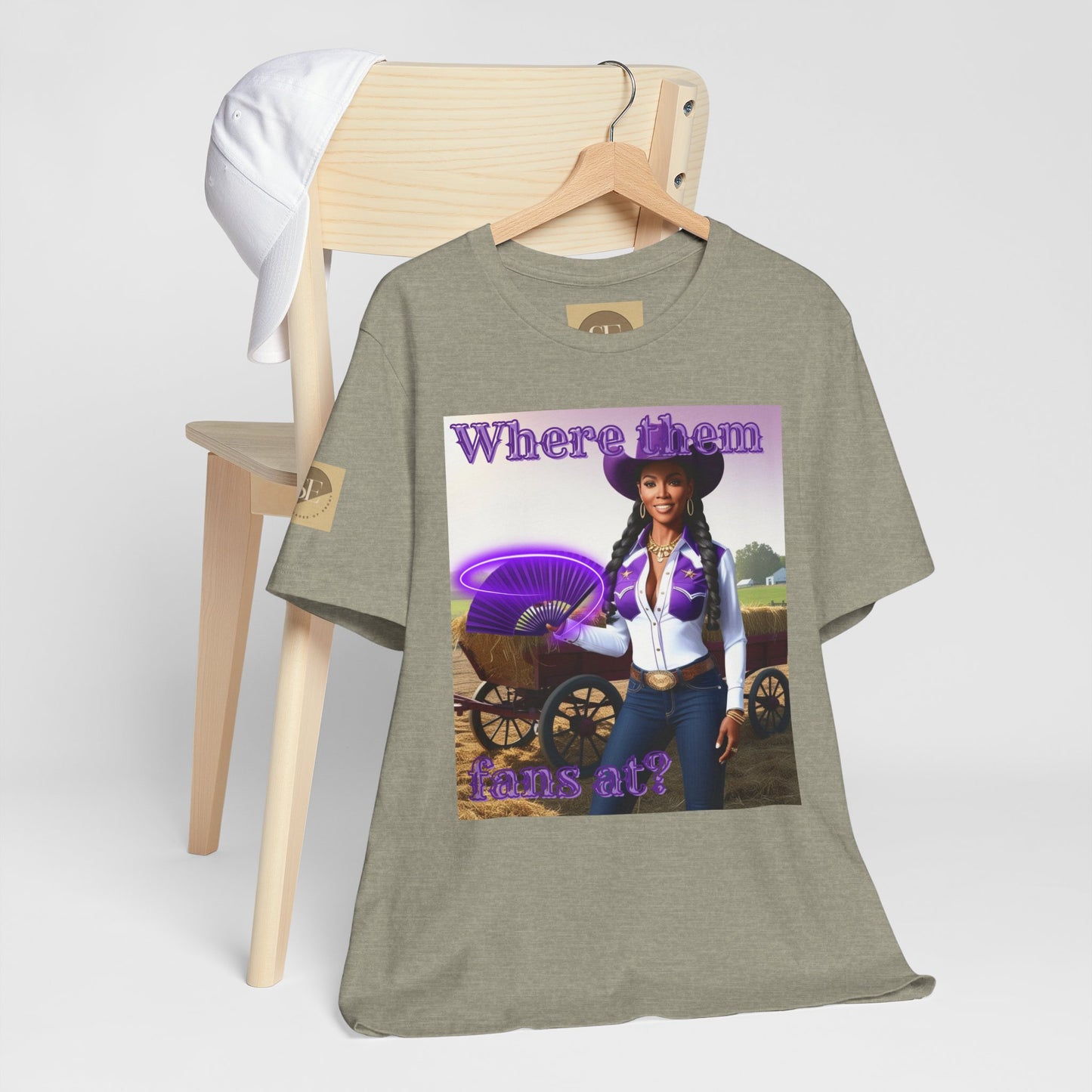 Purple Fan Tee