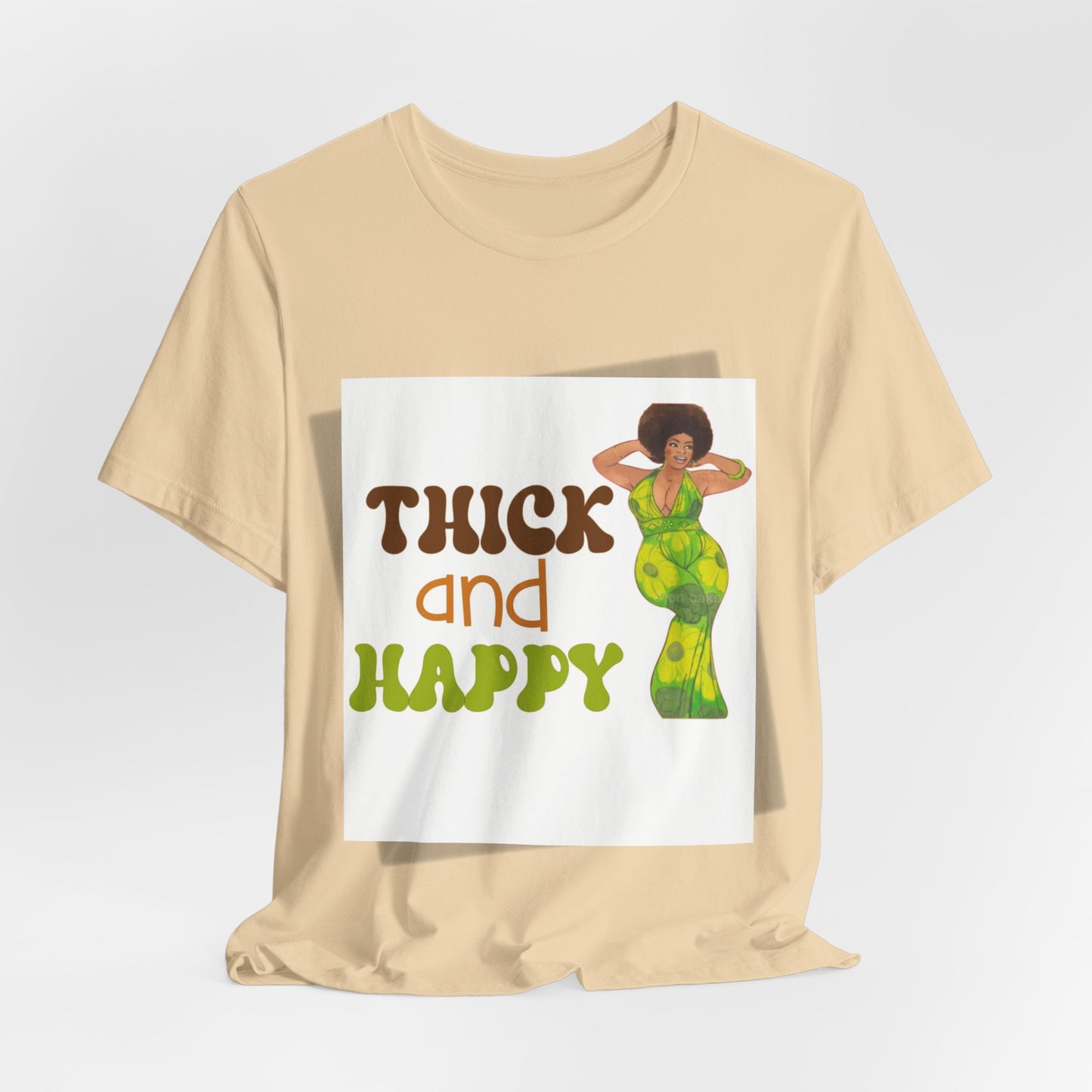 Thick and Happy Retro 2 Short Sleeve Tee