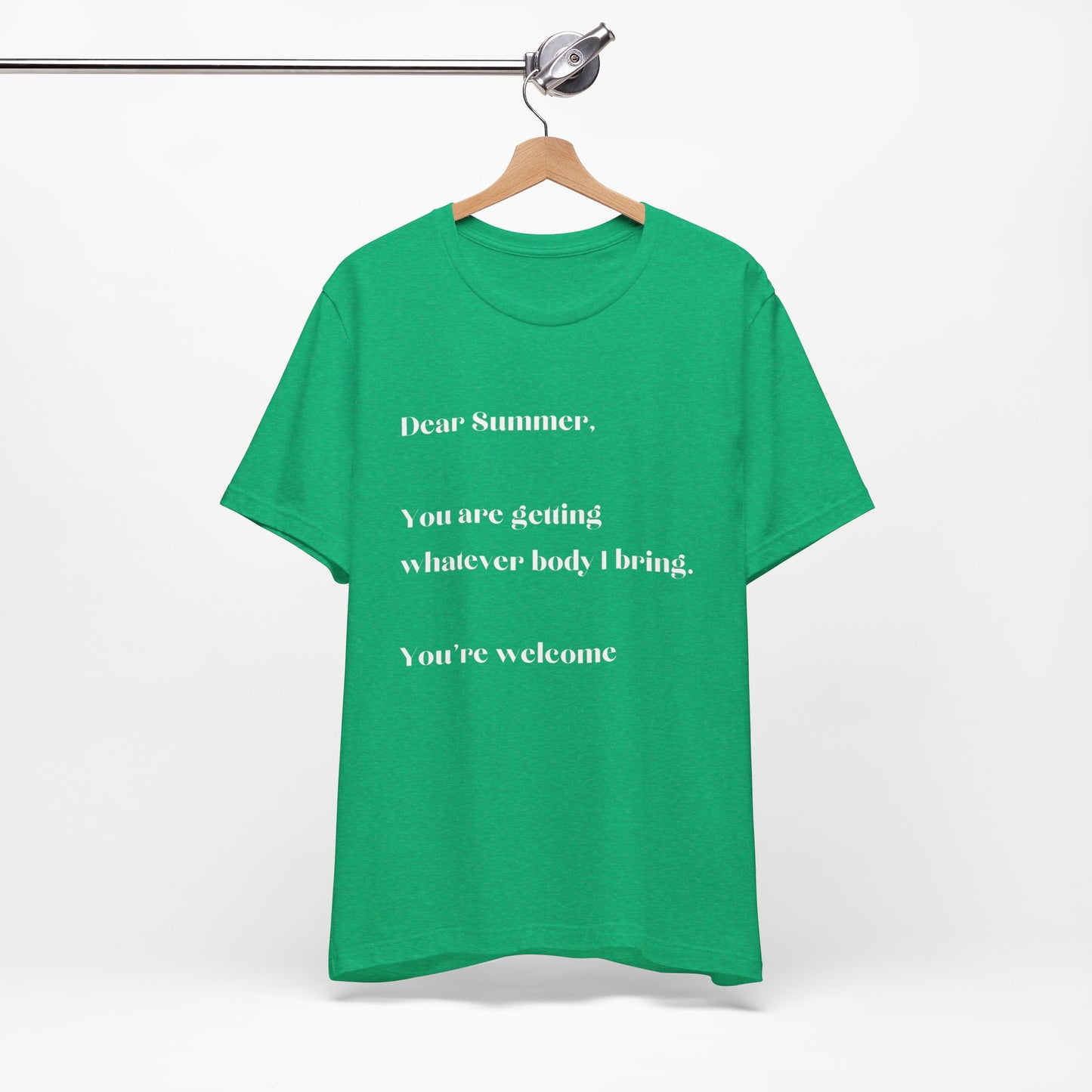 Summer Body WHT Short Sleeve Tee