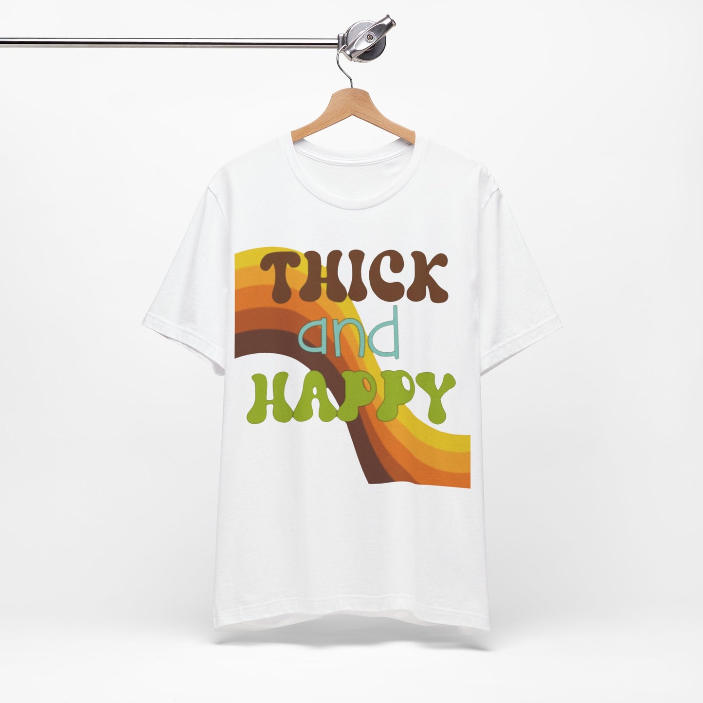 Thick and Happy Retro 1 Short Sleeve Tee