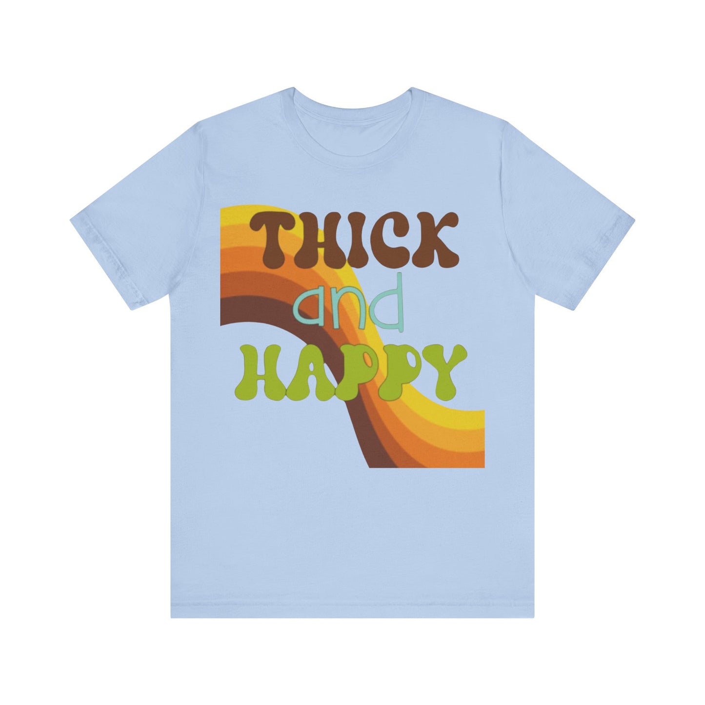 Thick and Happy Retro 1 Short Sleeve Tee