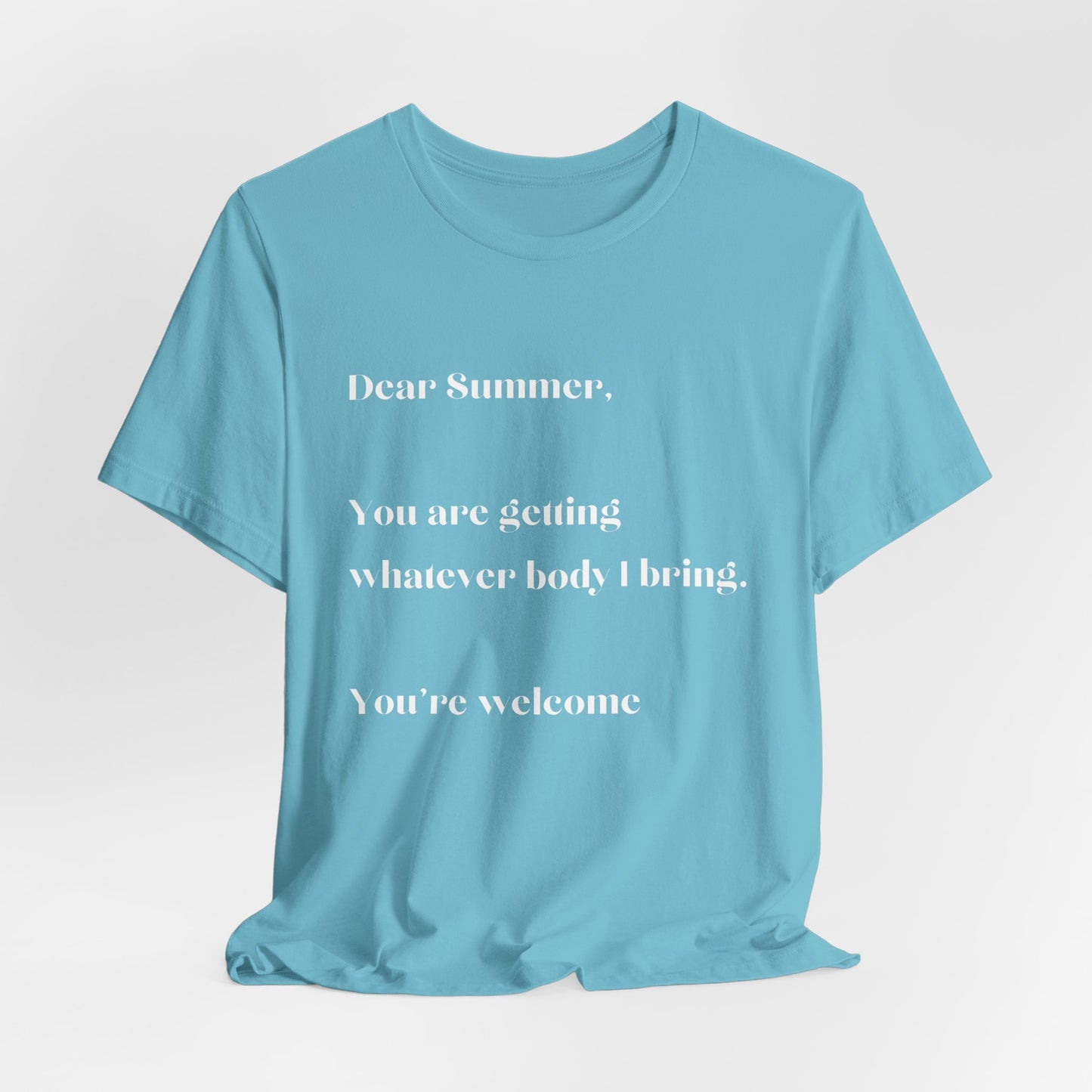 Summer Body WHT Short Sleeve Tee