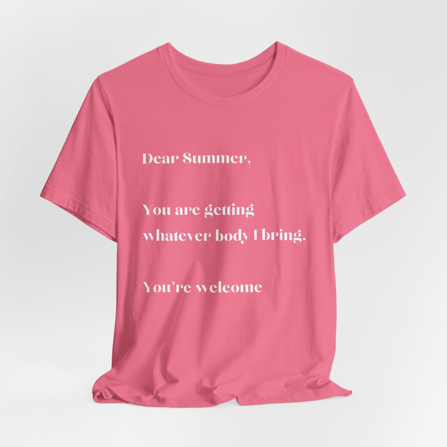 Summer Body WHT Short Sleeve Tee