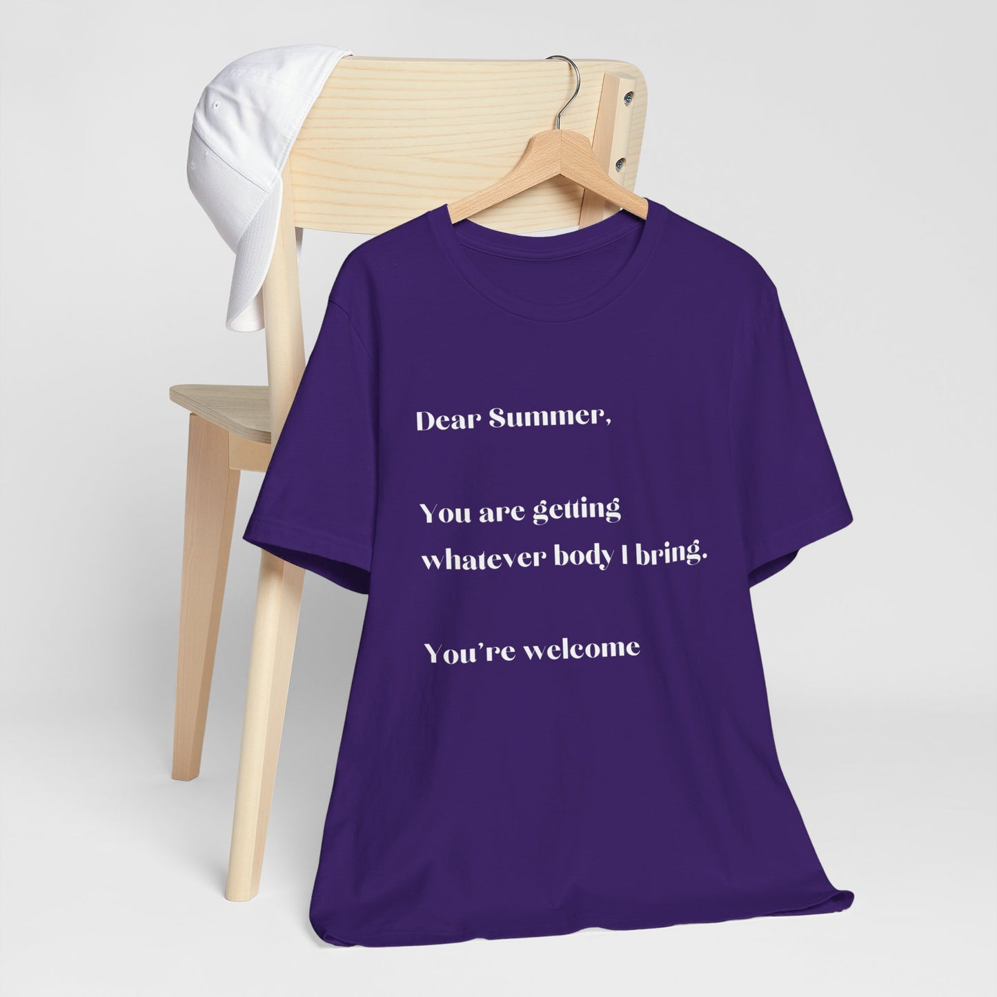 Summer Body WHT Short Sleeve Tee