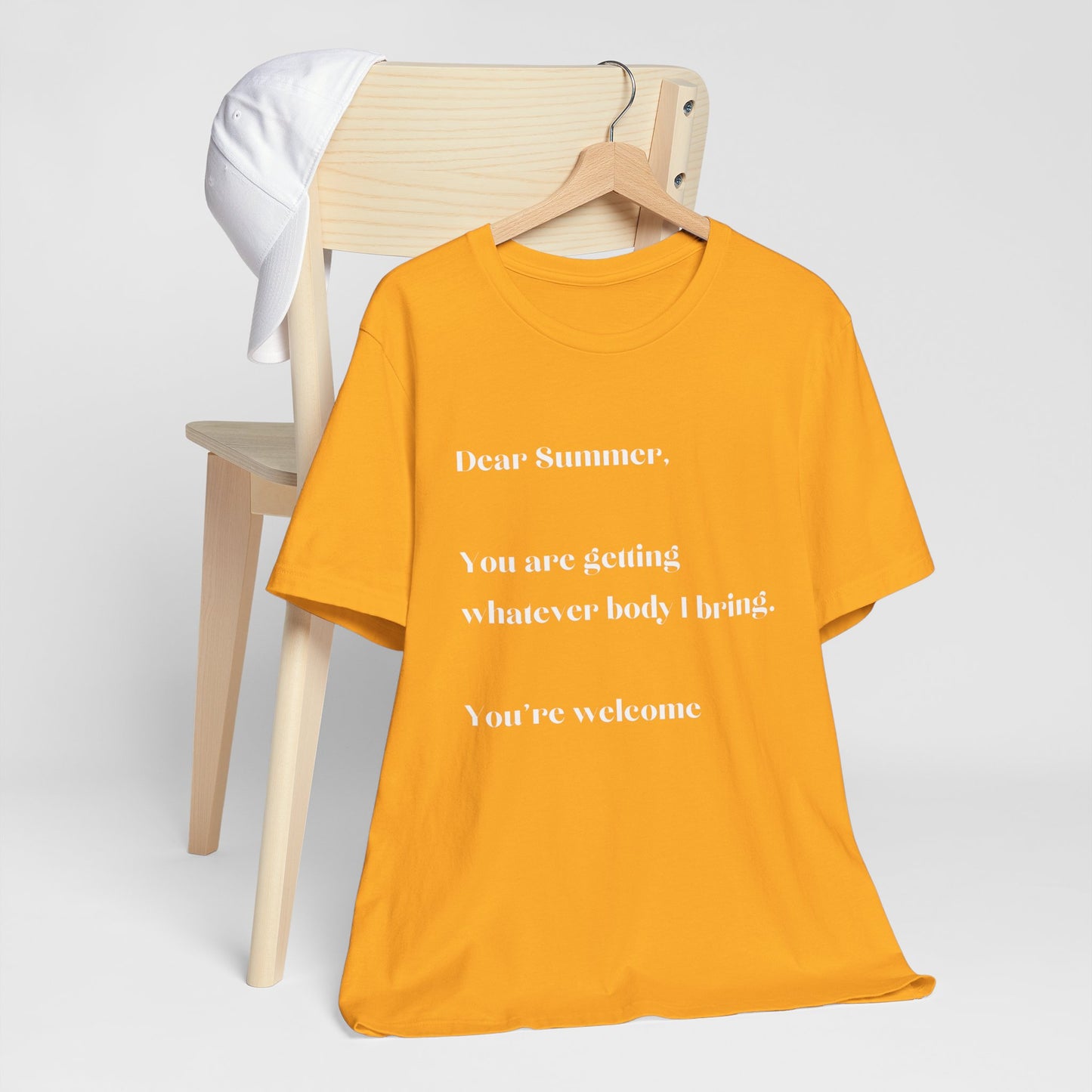 Summer Body WHT Short Sleeve Tee