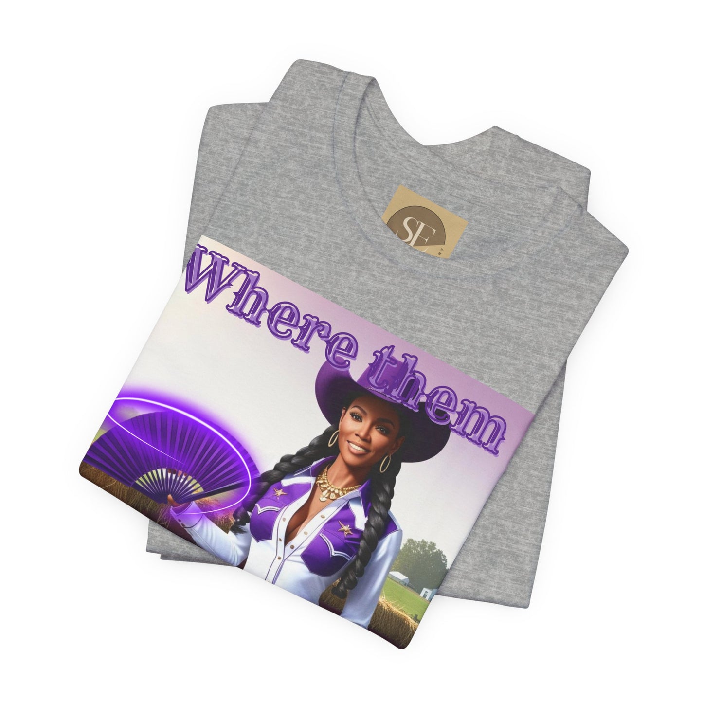 Purple Fan Tee