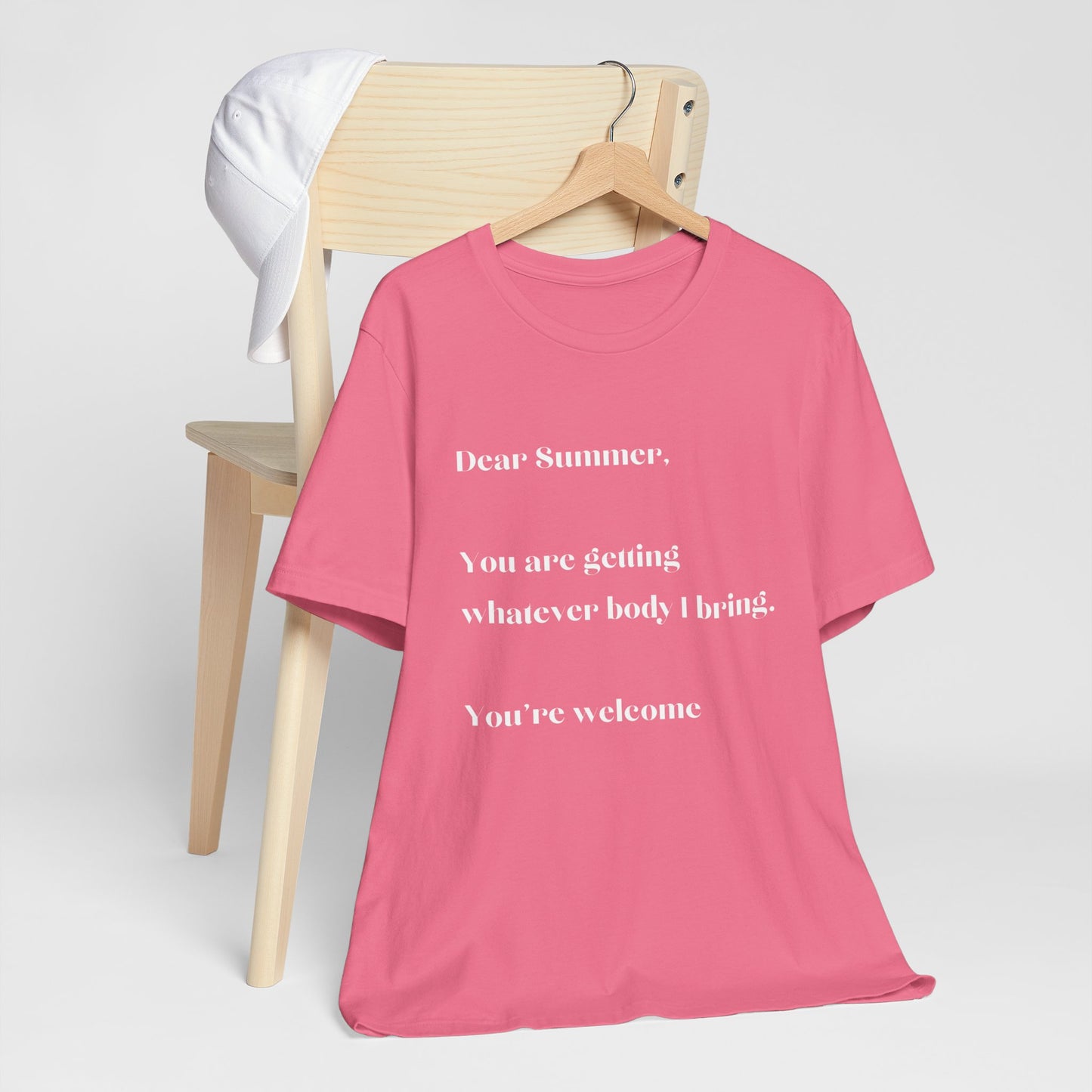 Summer Body WHT Short Sleeve Tee