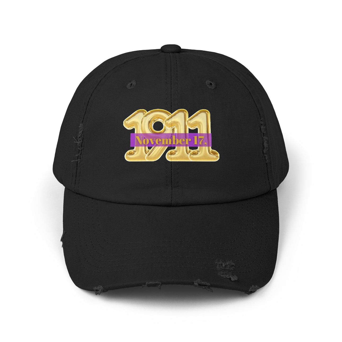1911 Omega Unisex Distressed Cap