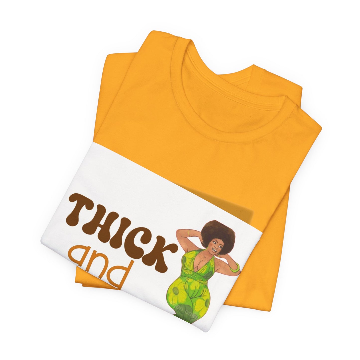 Thick and Happy Retro 2 Short Sleeve Tee