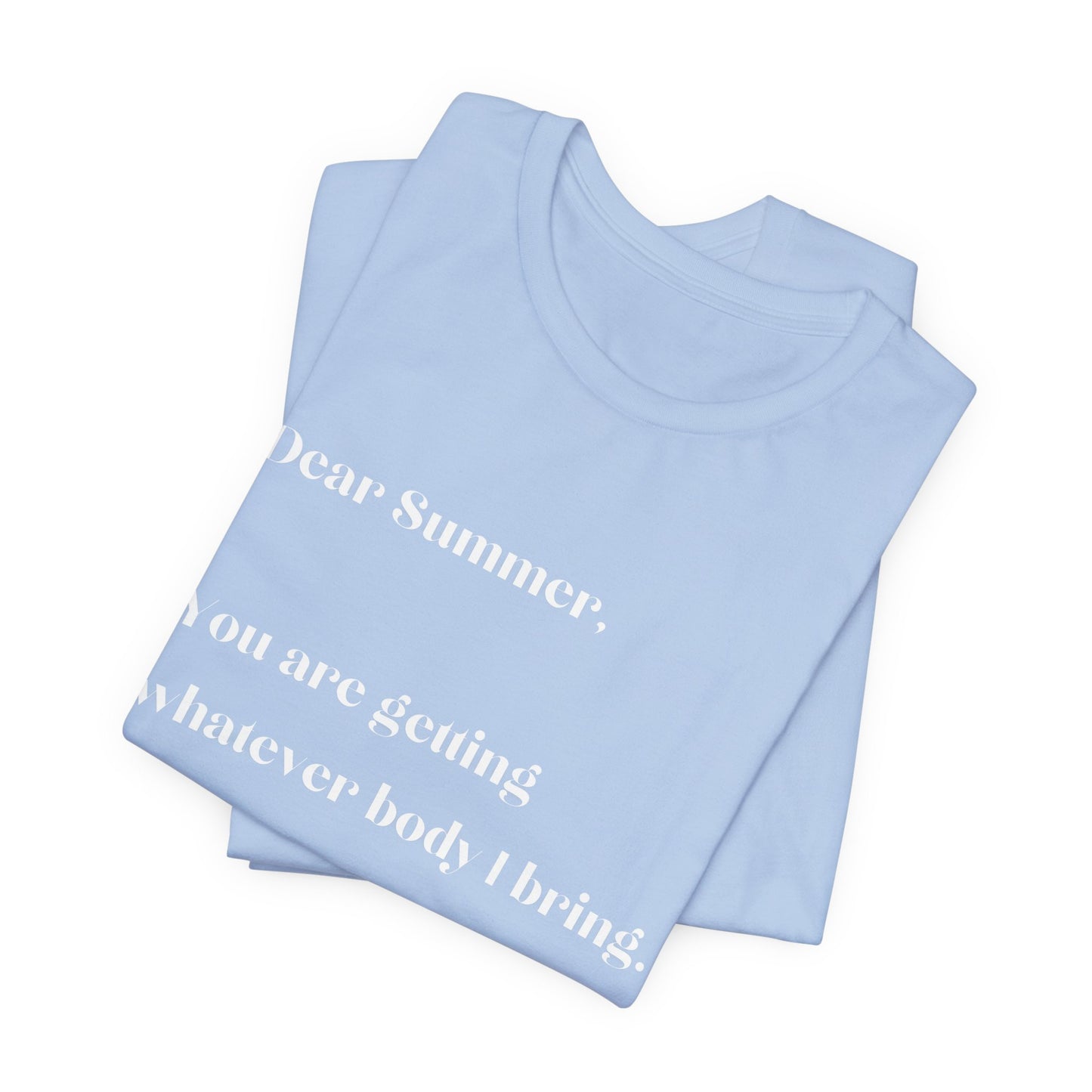 Summer Body WHT Short Sleeve Tee