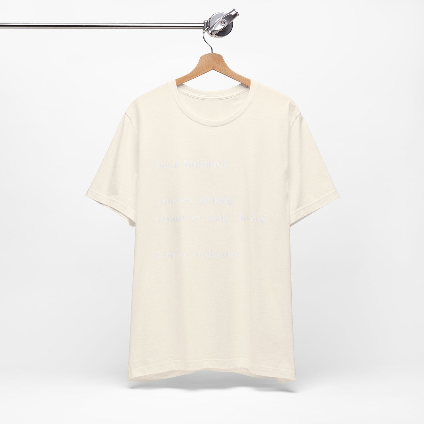 Summer Body WHT Short Sleeve Tee