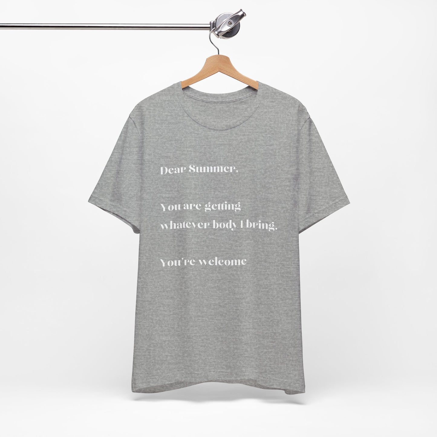 Summer Body WHT Short Sleeve Tee