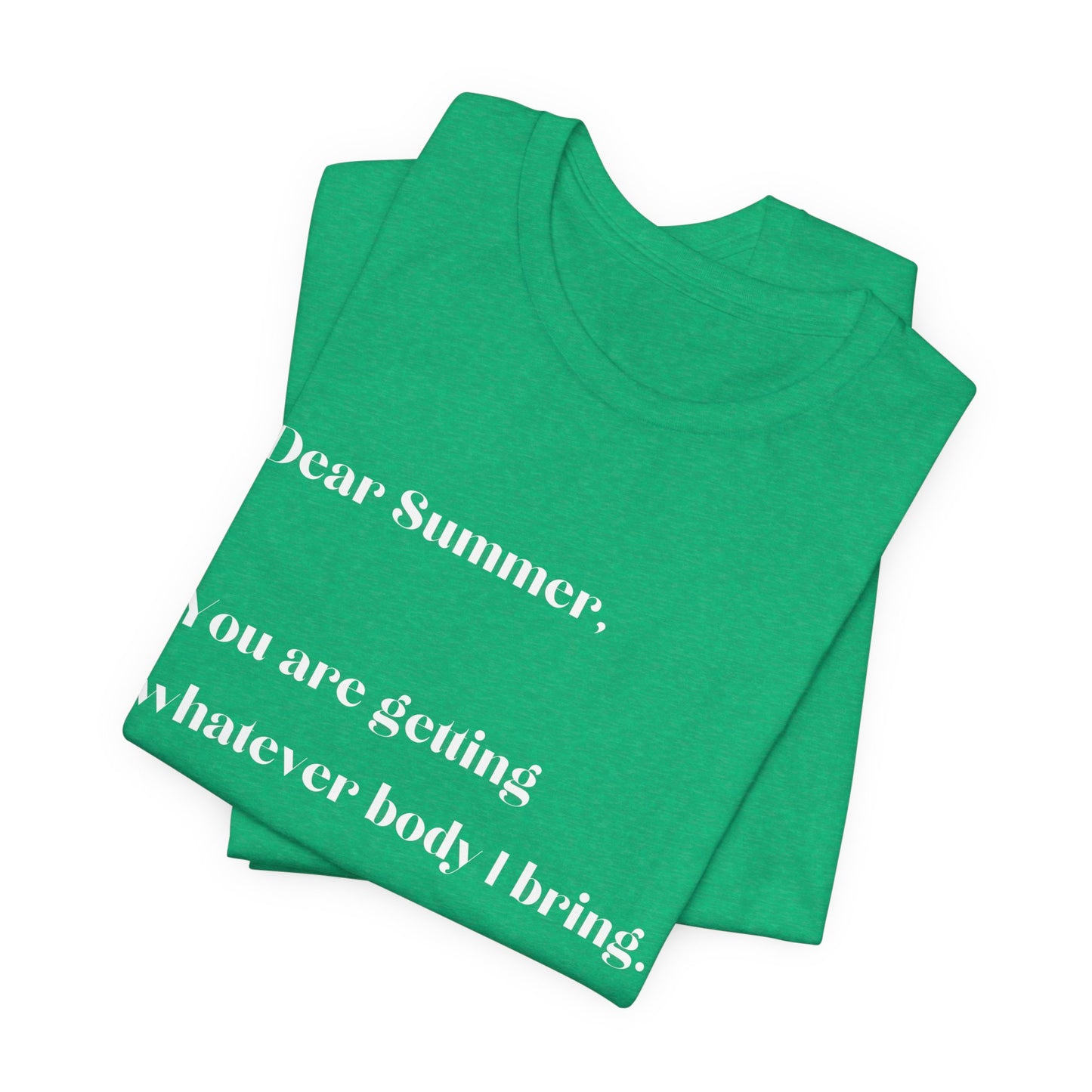Summer Body WHT Short Sleeve Tee