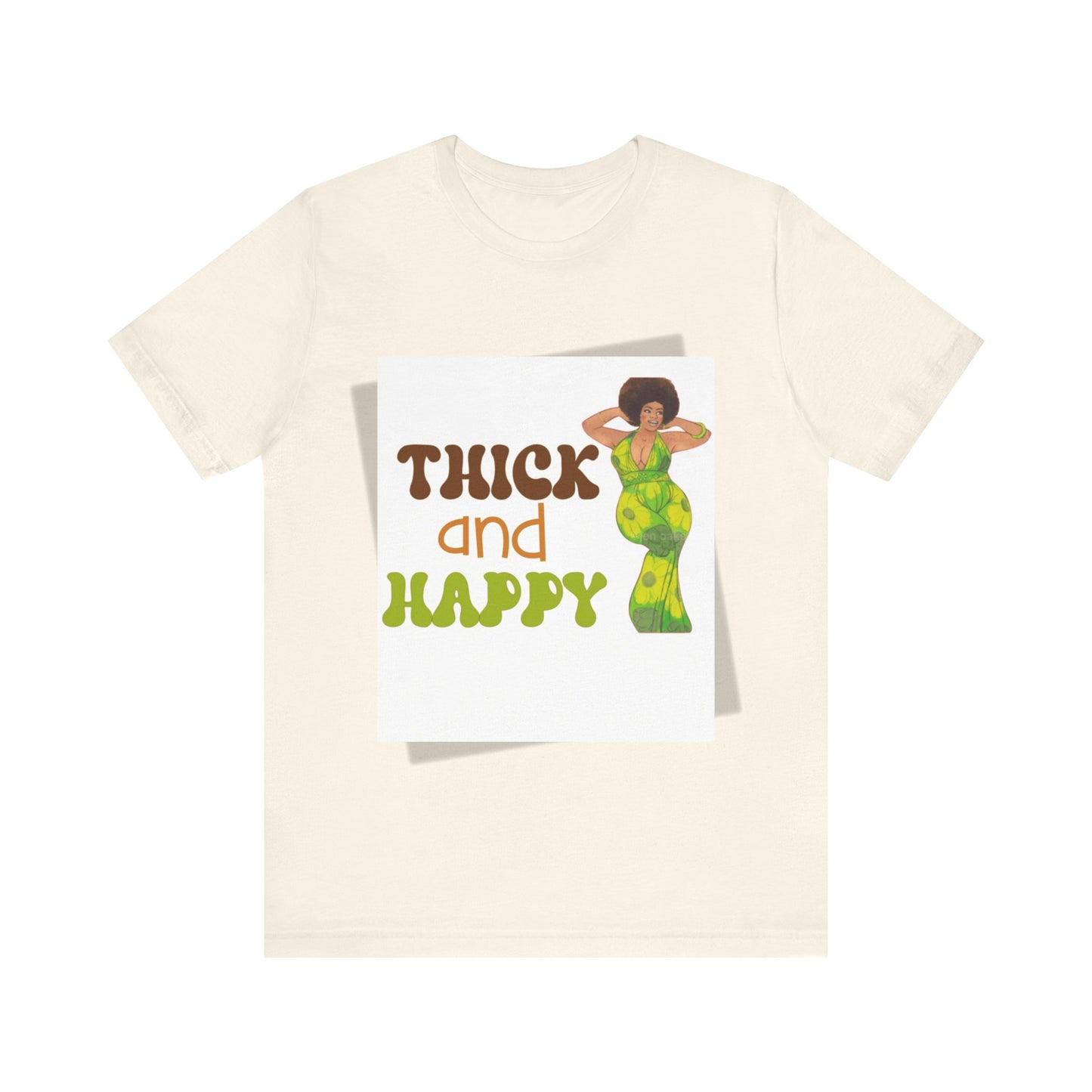 Thick and Happy Retro 2 Short Sleeve Tee