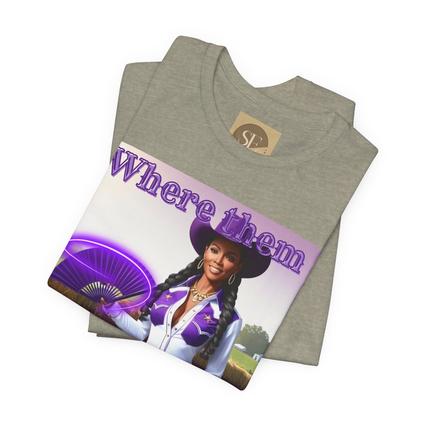 Purple Fan Tee