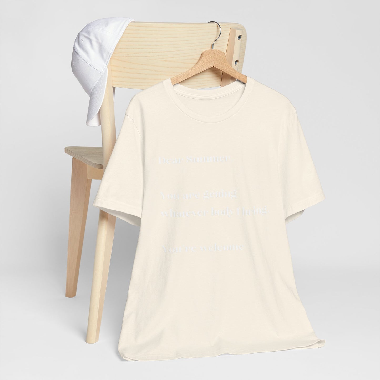 Summer Body WHT Short Sleeve Tee