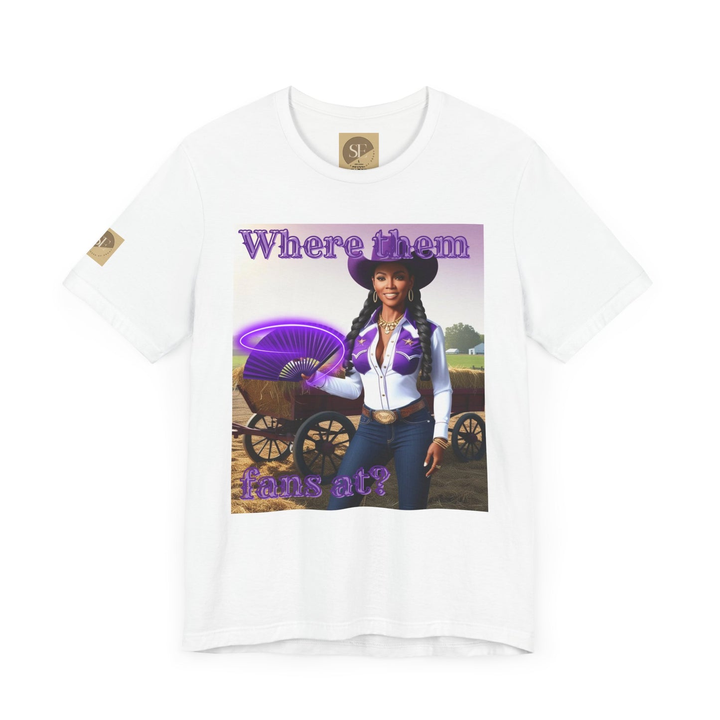 Purple Fan Tee