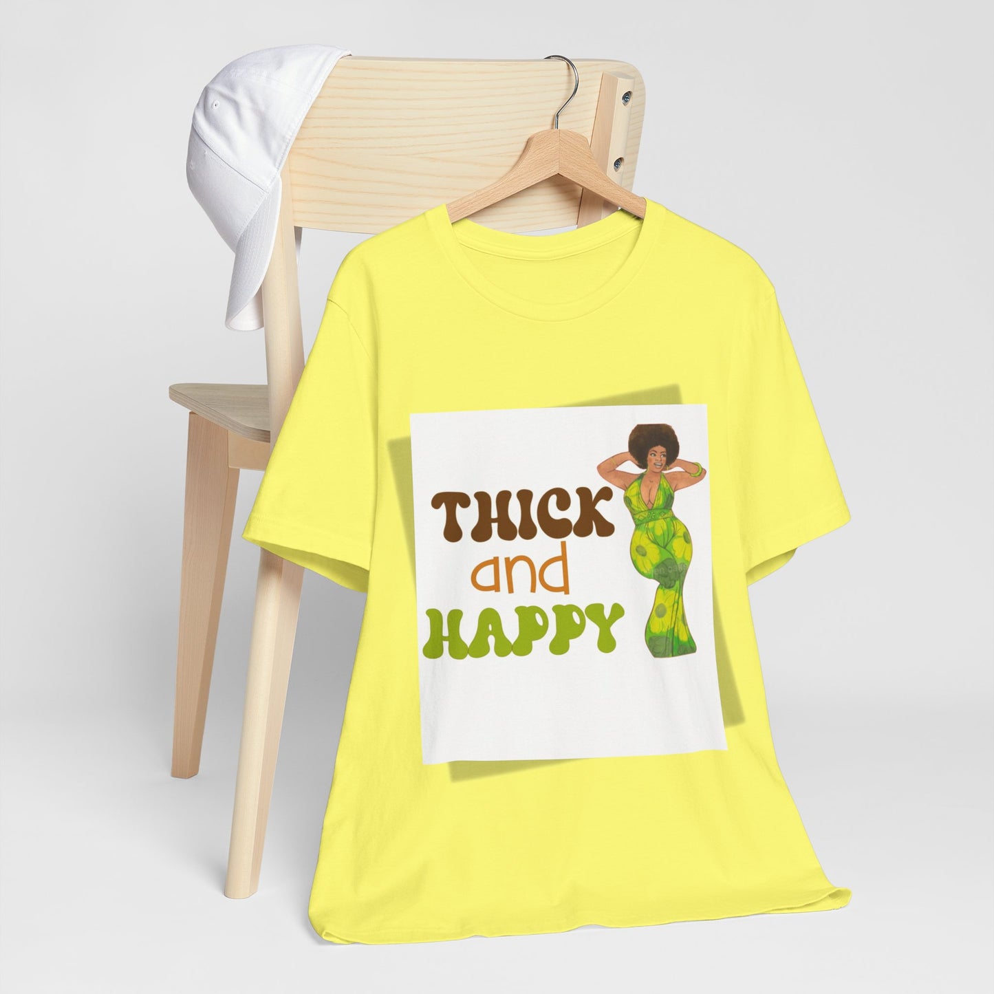 Thick and Happy Retro 2 Short Sleeve Tee