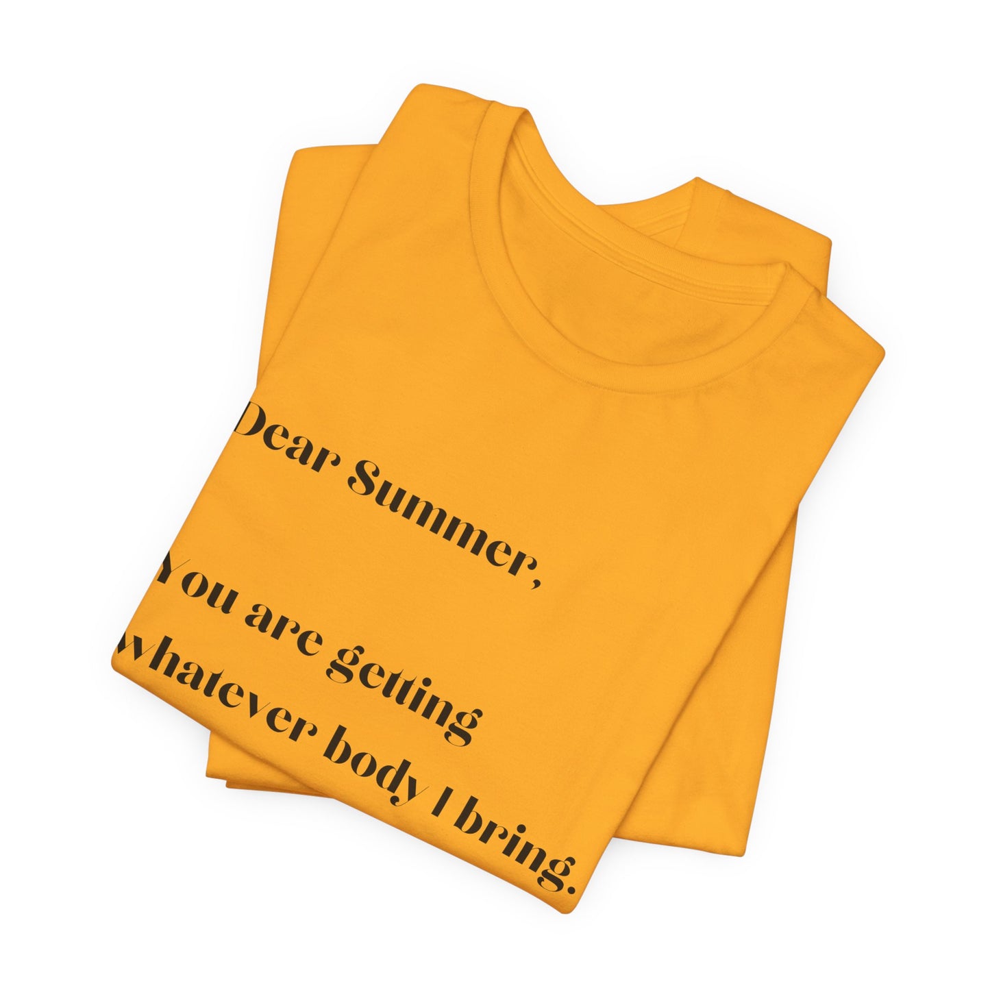 Summer Body Short Sleeve Tee