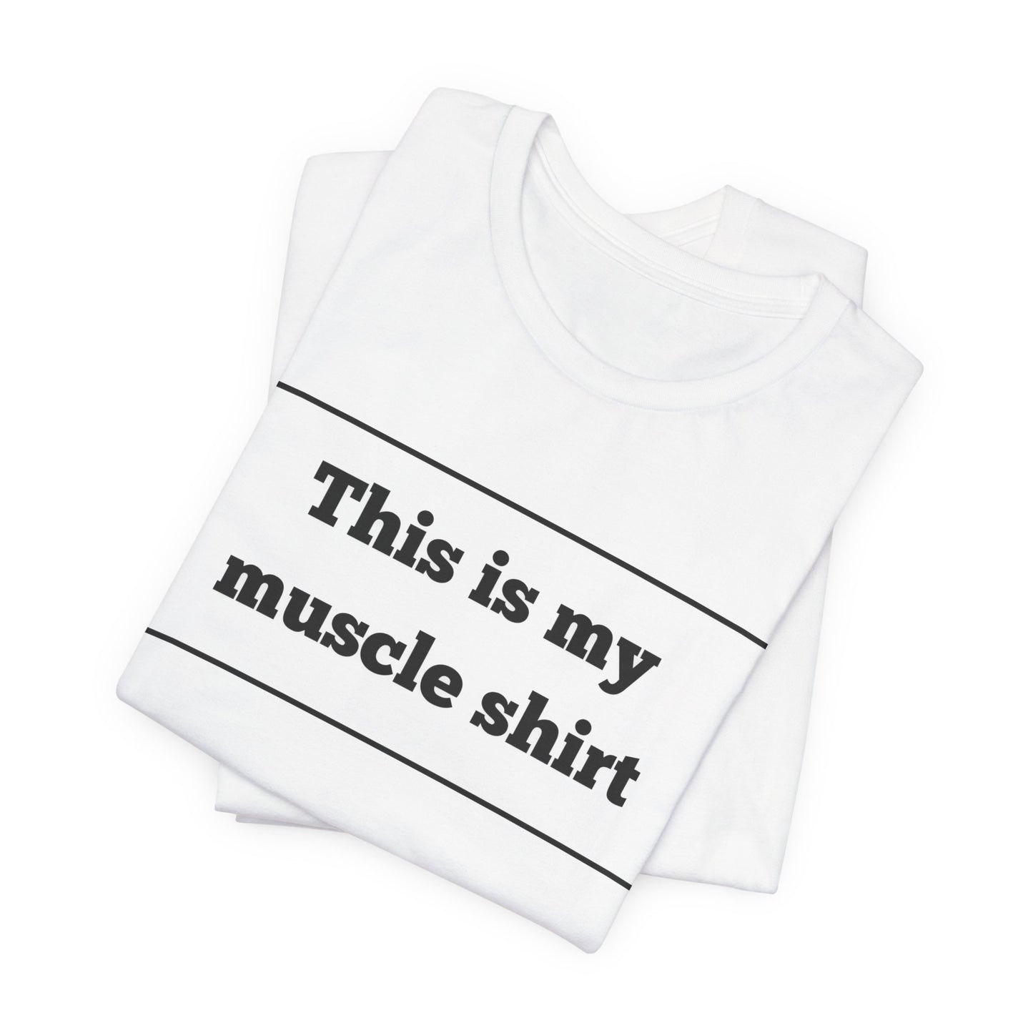 Muscle Shirt BLK Short Sleeve Tee