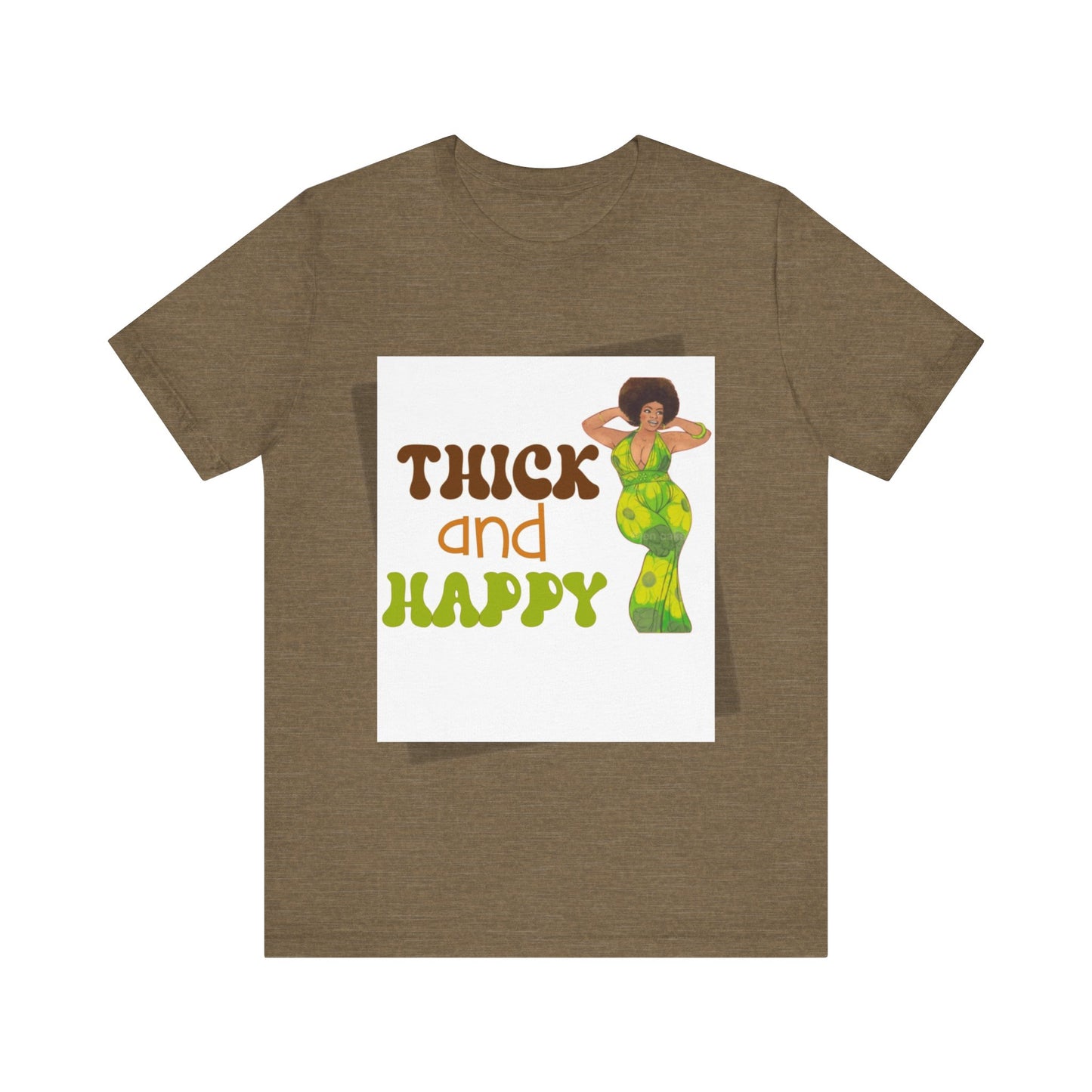 Thick and Happy Retro 2 Short Sleeve Tee