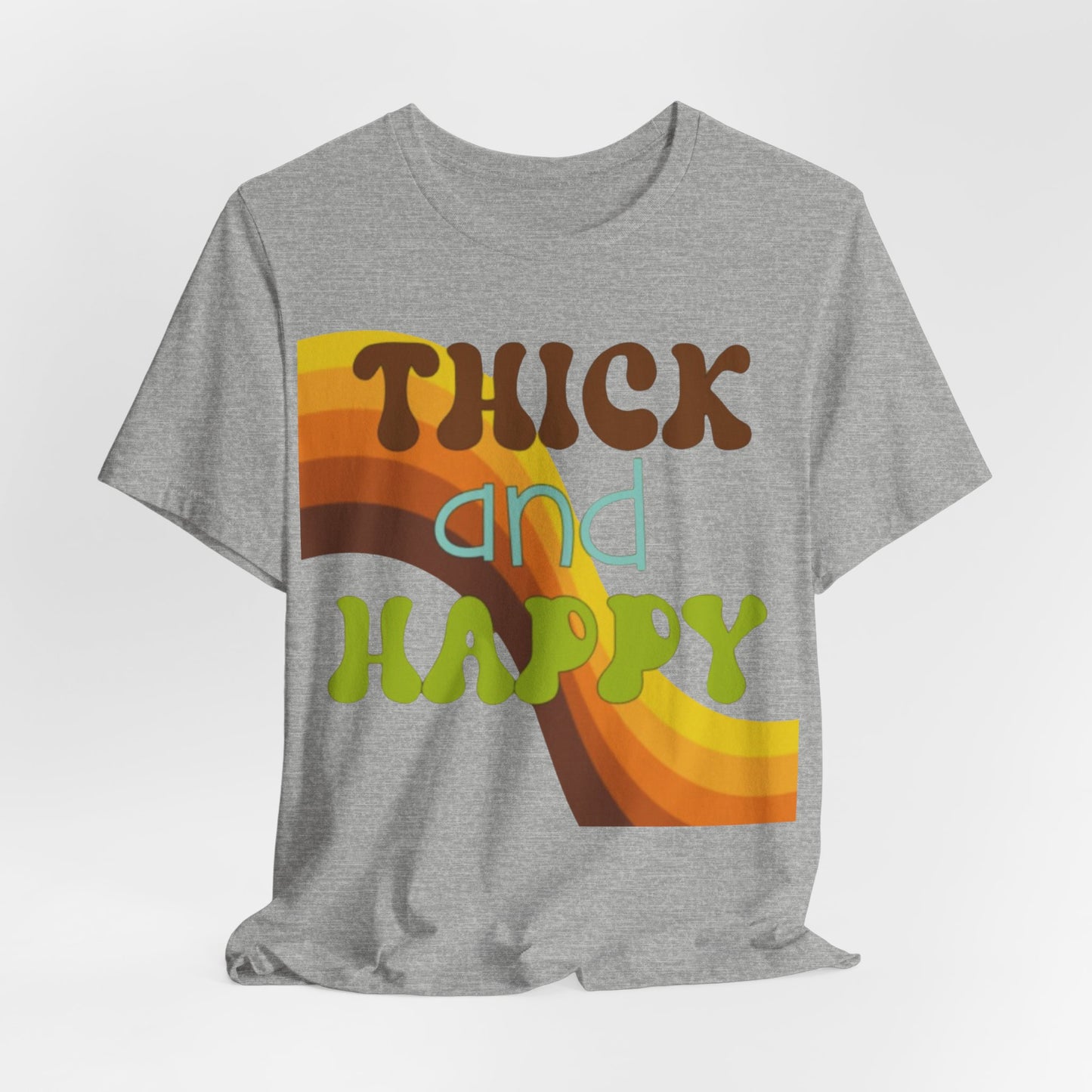 Thick and Happy Retro 1 Short Sleeve Tee