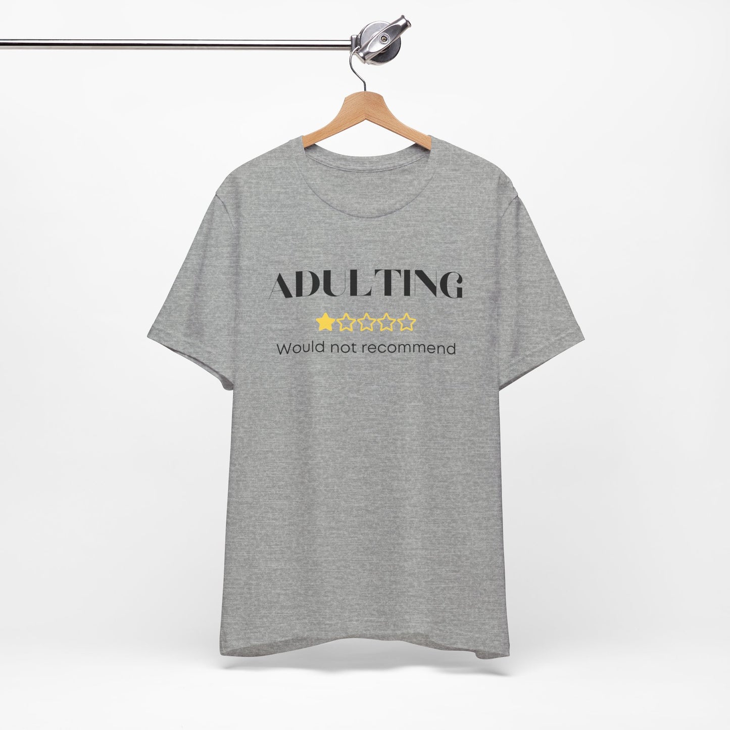 Adulting Unisex Jersey Short Sleeve Tee